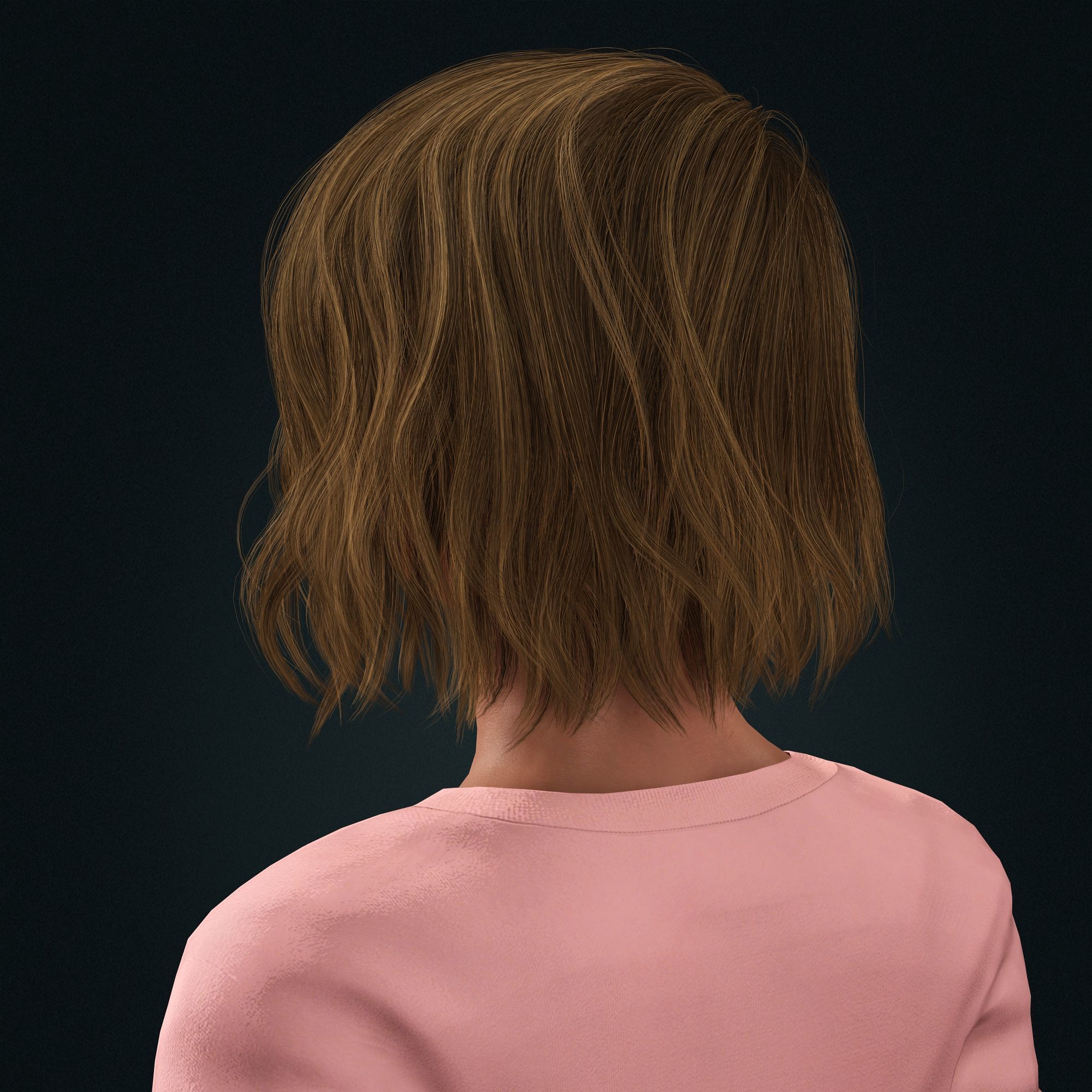 Zendaya Character Low-poly 3D model_5