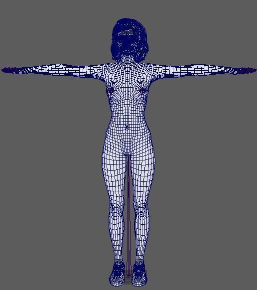 Zendaya Character Low-poly 3D model_19