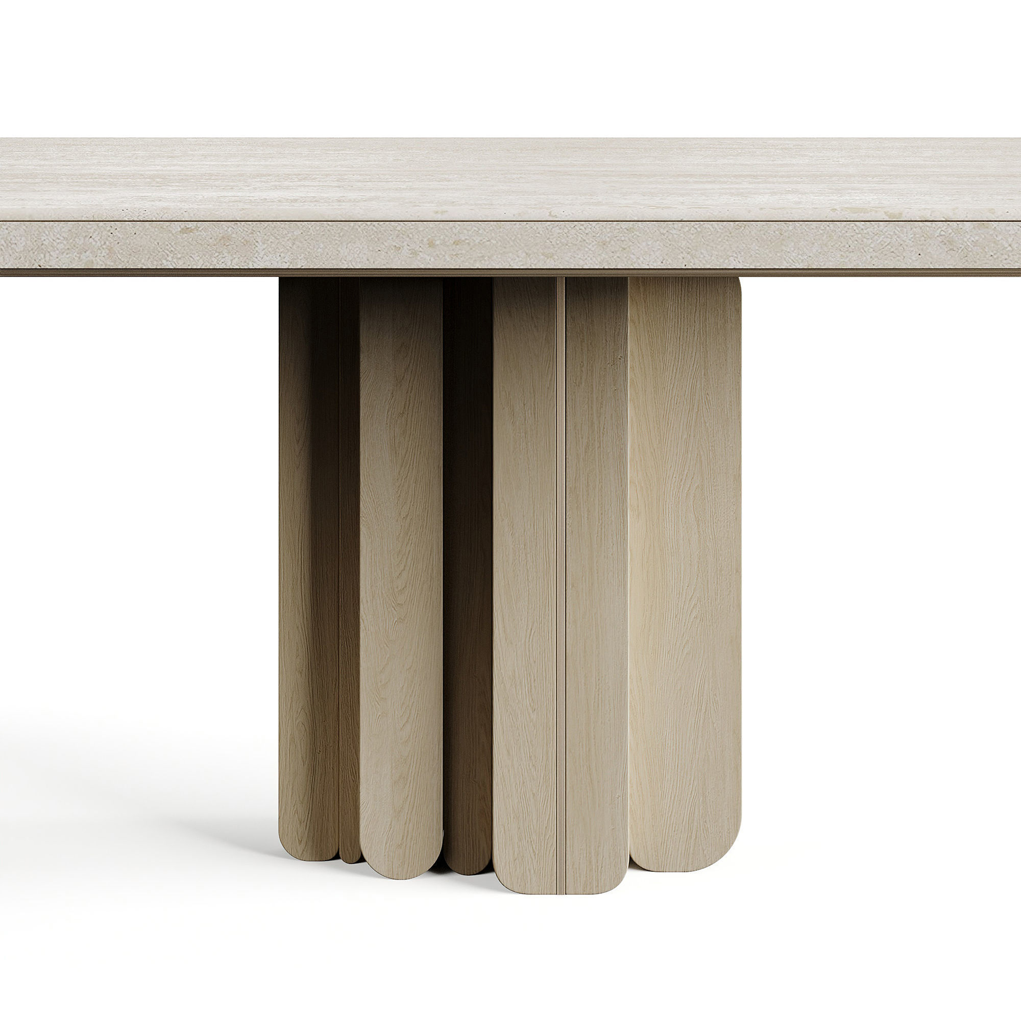 LuxLucia Casa OASIS RECT W280DT1 W280DT3 Dining Table 3D model_4