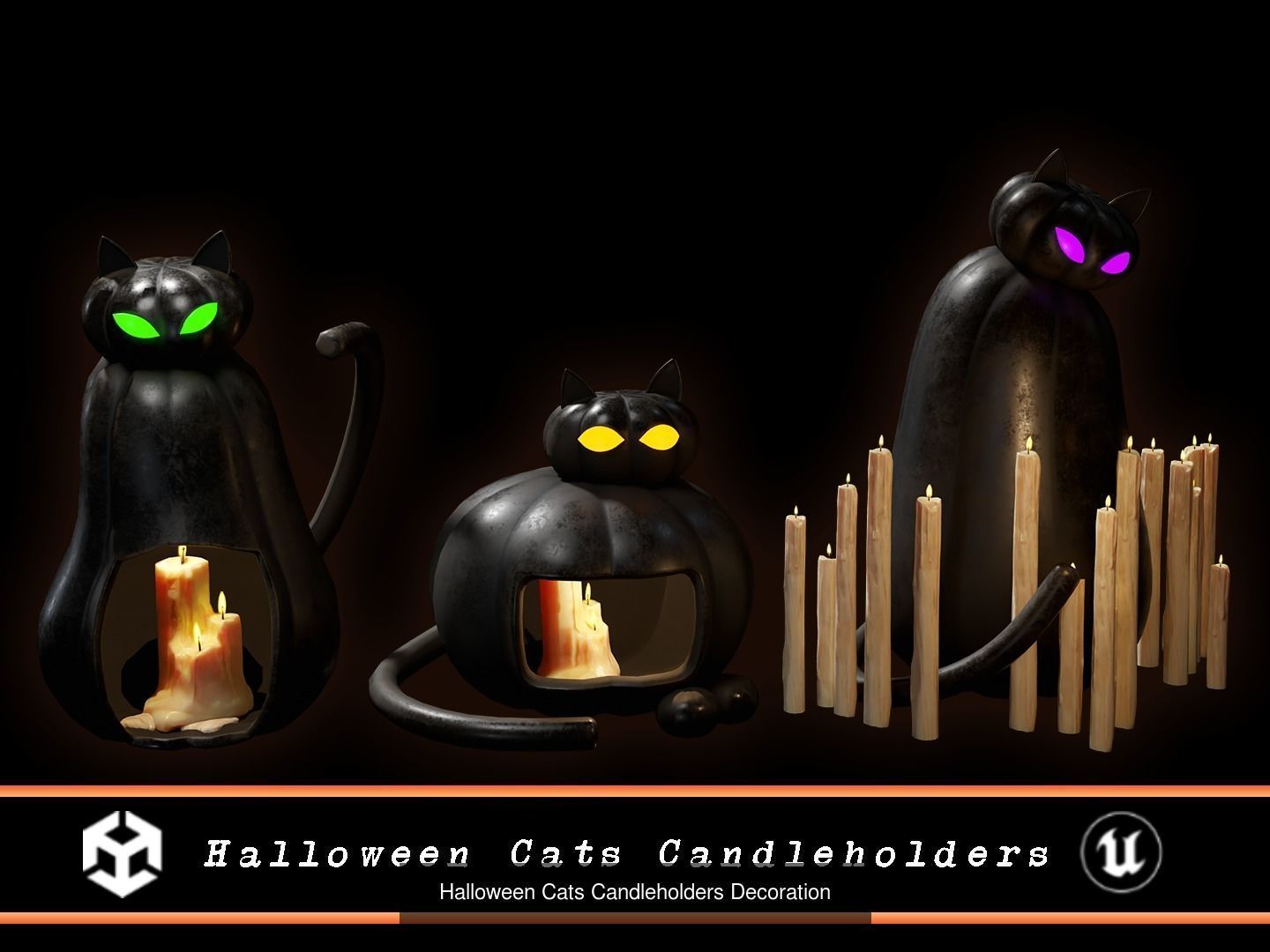 Halloween Decoration Pack 2 3D Model Collection_13