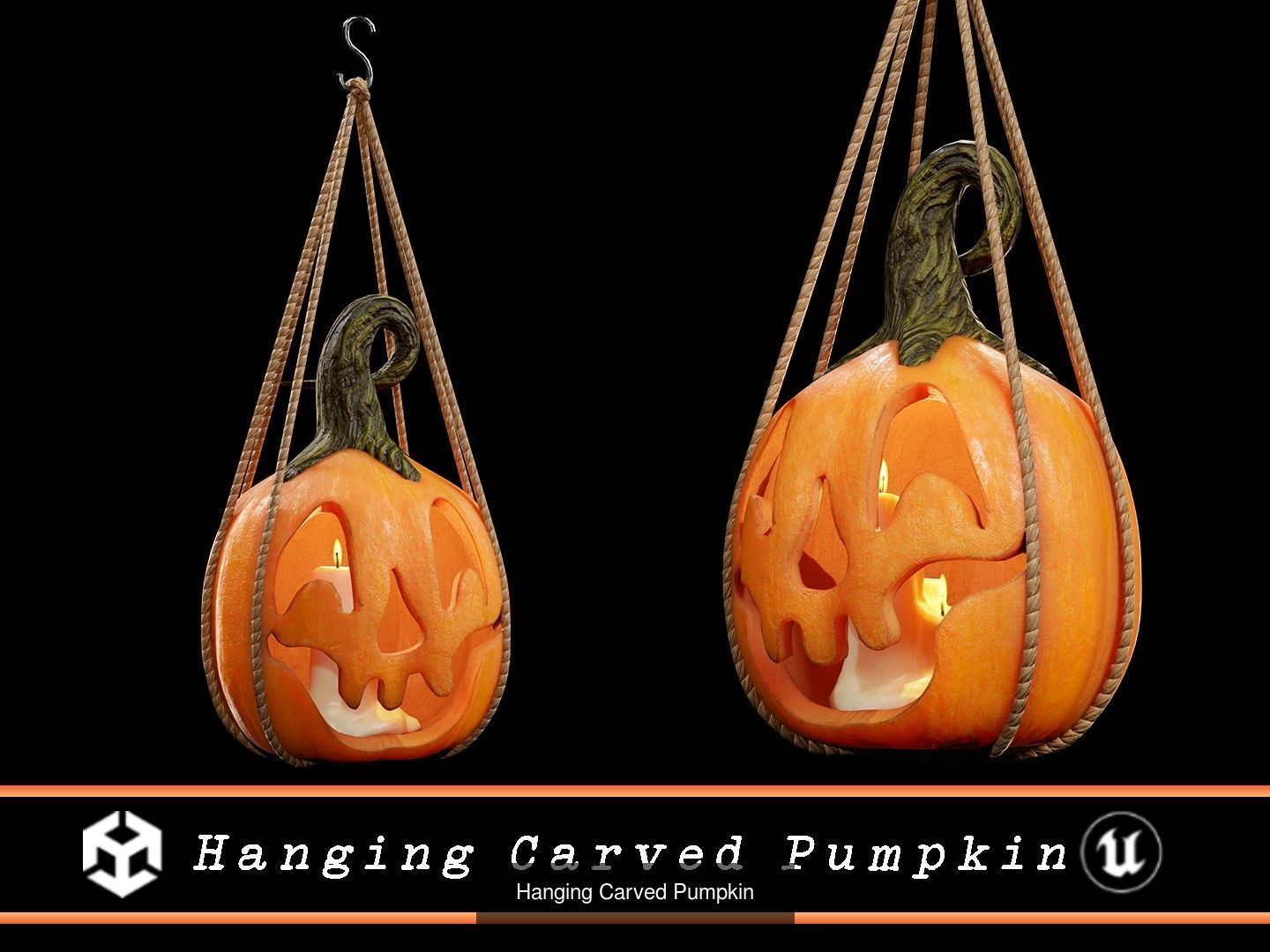 Halloween Decoration Pack 2 3D Model Collection_15