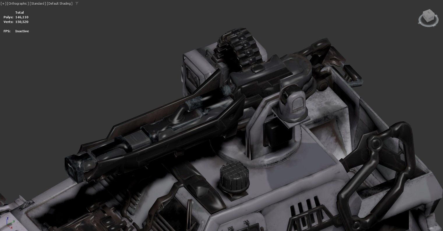 The image shows a 3D model of a futuristic 3D model_4