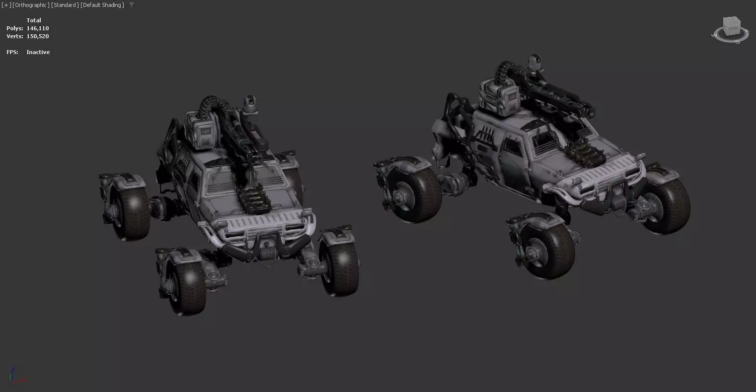 The image shows a 3D model of a futuristic 3D model_0