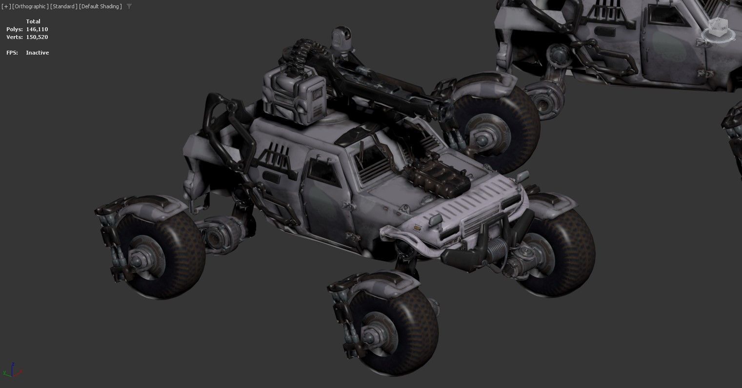 The image shows a 3D model of a futuristic 3D model_2