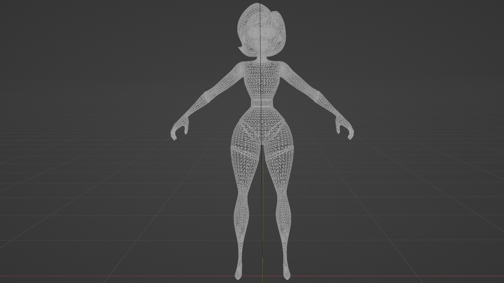 Elastic Girl 3D Model 3D model_6