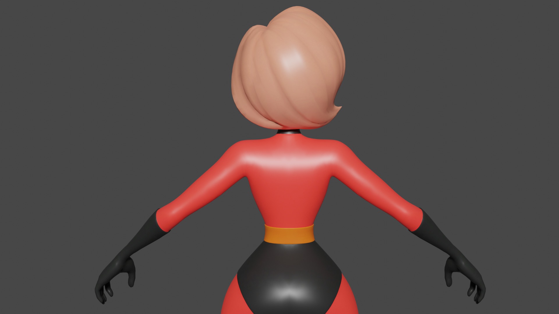 Elastic Girl 3D Model 3D model_4
