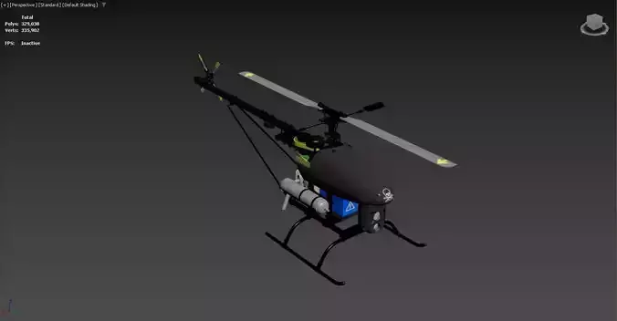 3D model of a helicopter