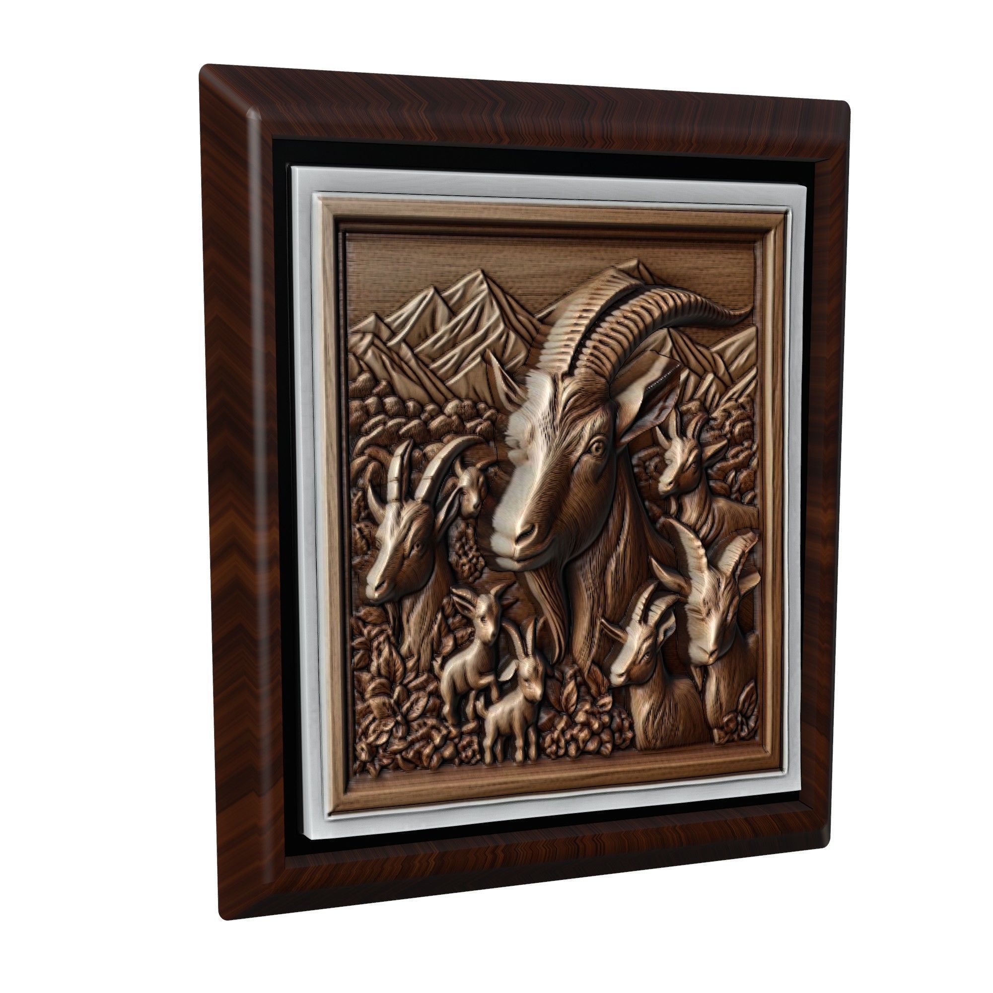 Goat Animal 3D print model_1