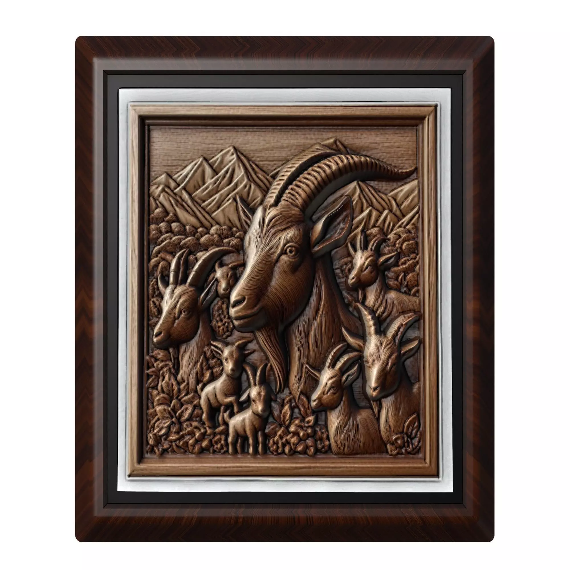 Goat Animal 3D print model_0