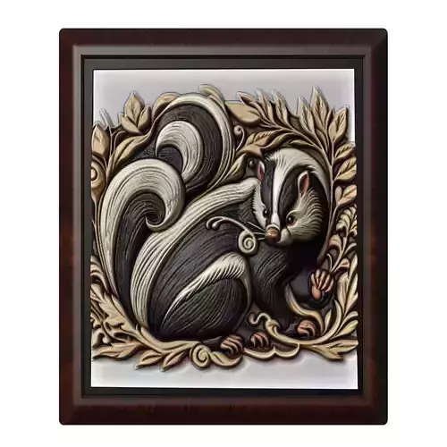 Skunk Animal 3D print model