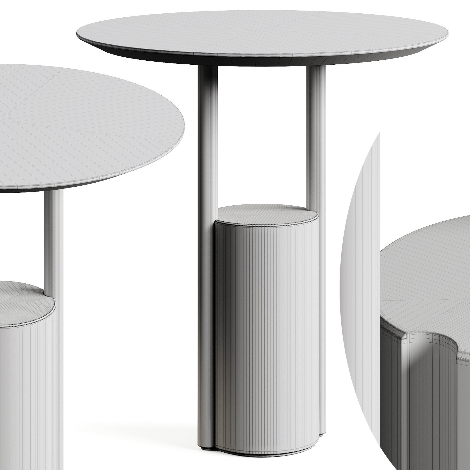 Kendo Mobiliario ZANCO Side Table L3DLW45 3D model_11