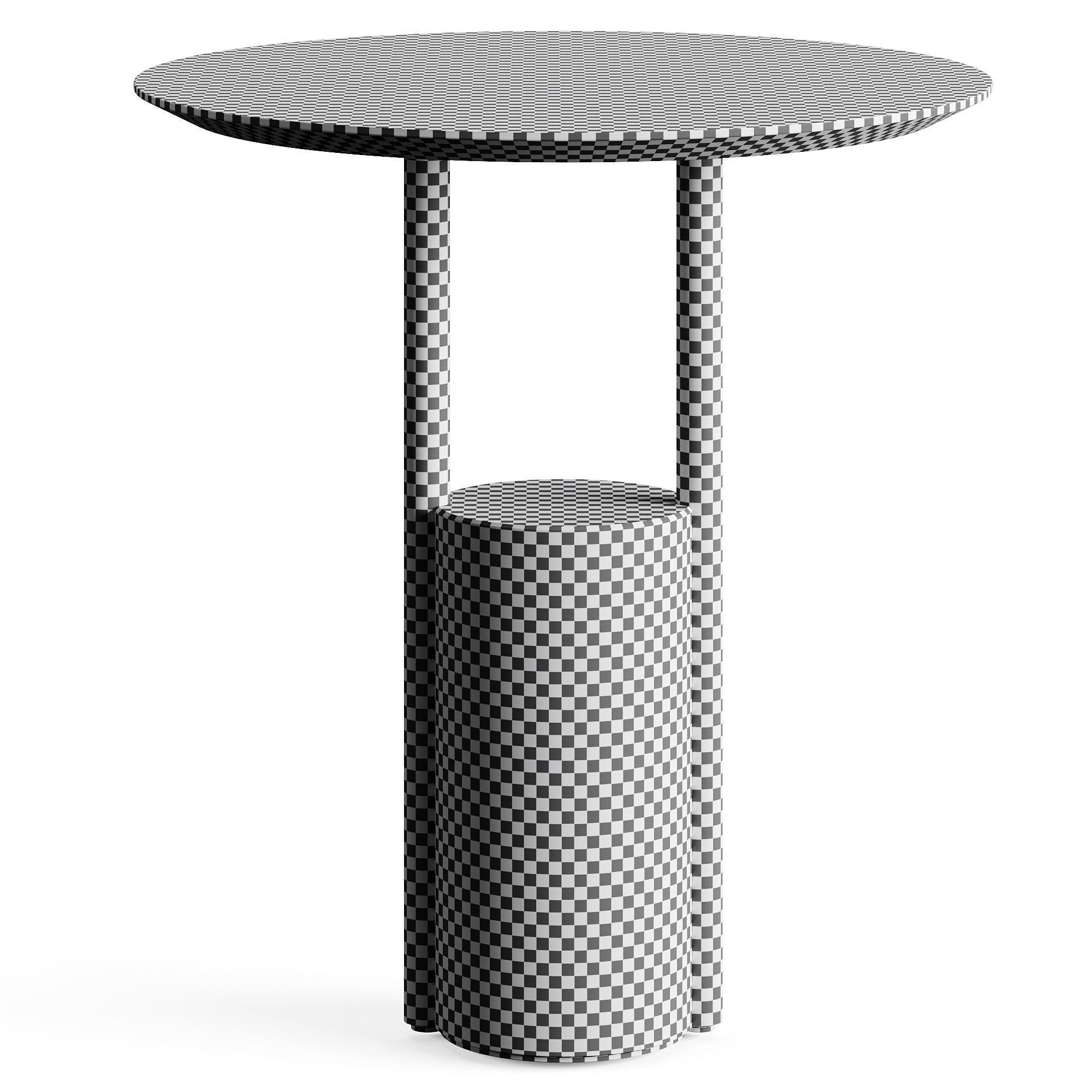 Kendo Mobiliario ZANCO Side Table L3DLW45 3D model_12