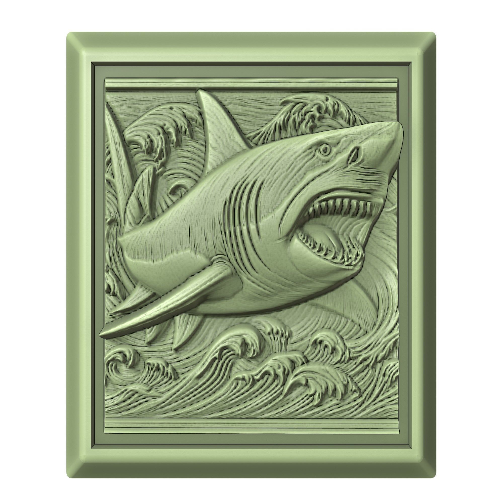 Shark Animal 3D print model_2