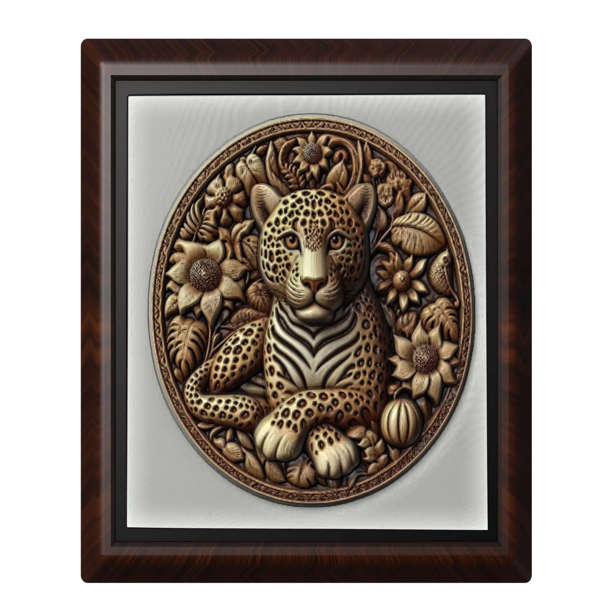 Leopard Animal 3D print model_0