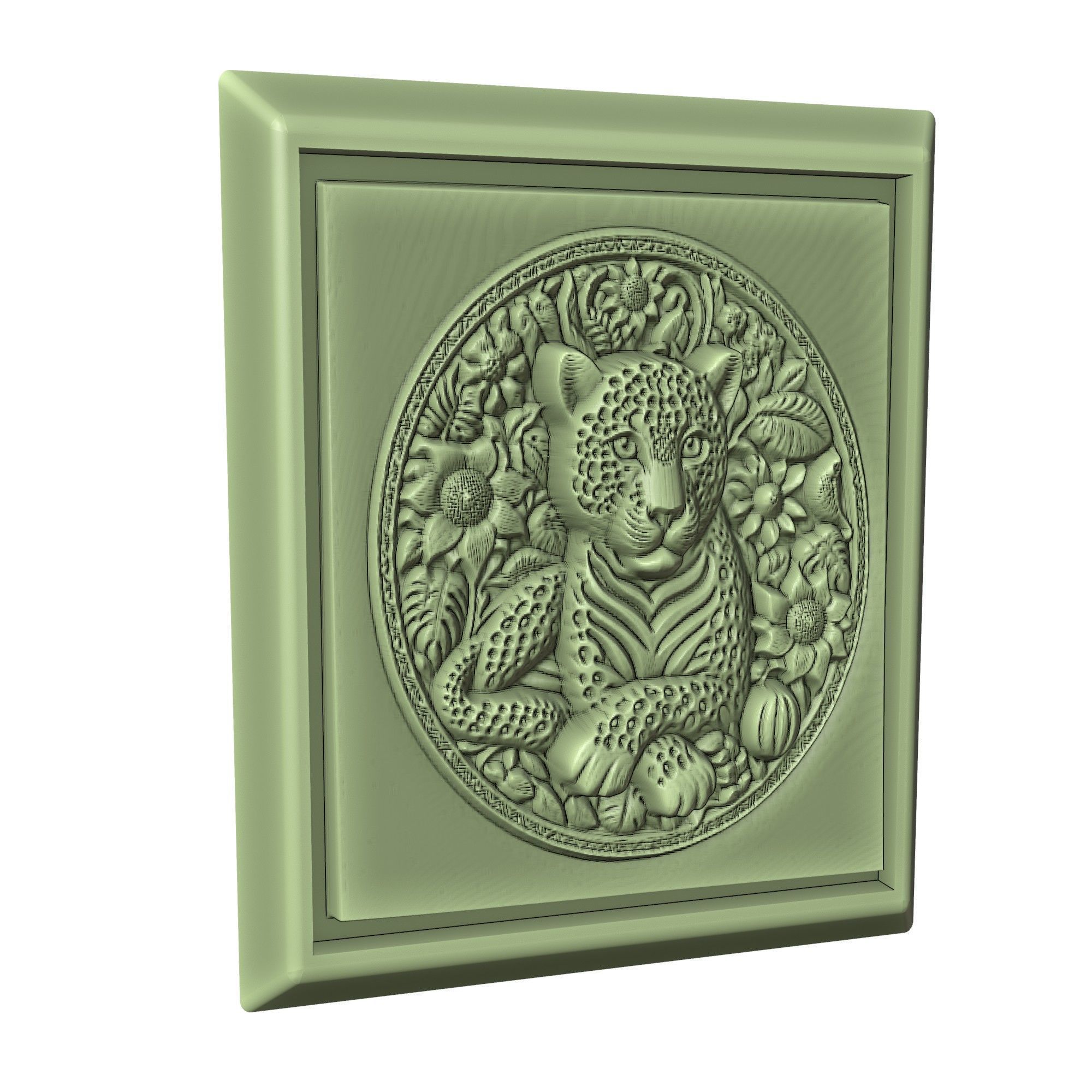 Leopard Animal 3D print model_3