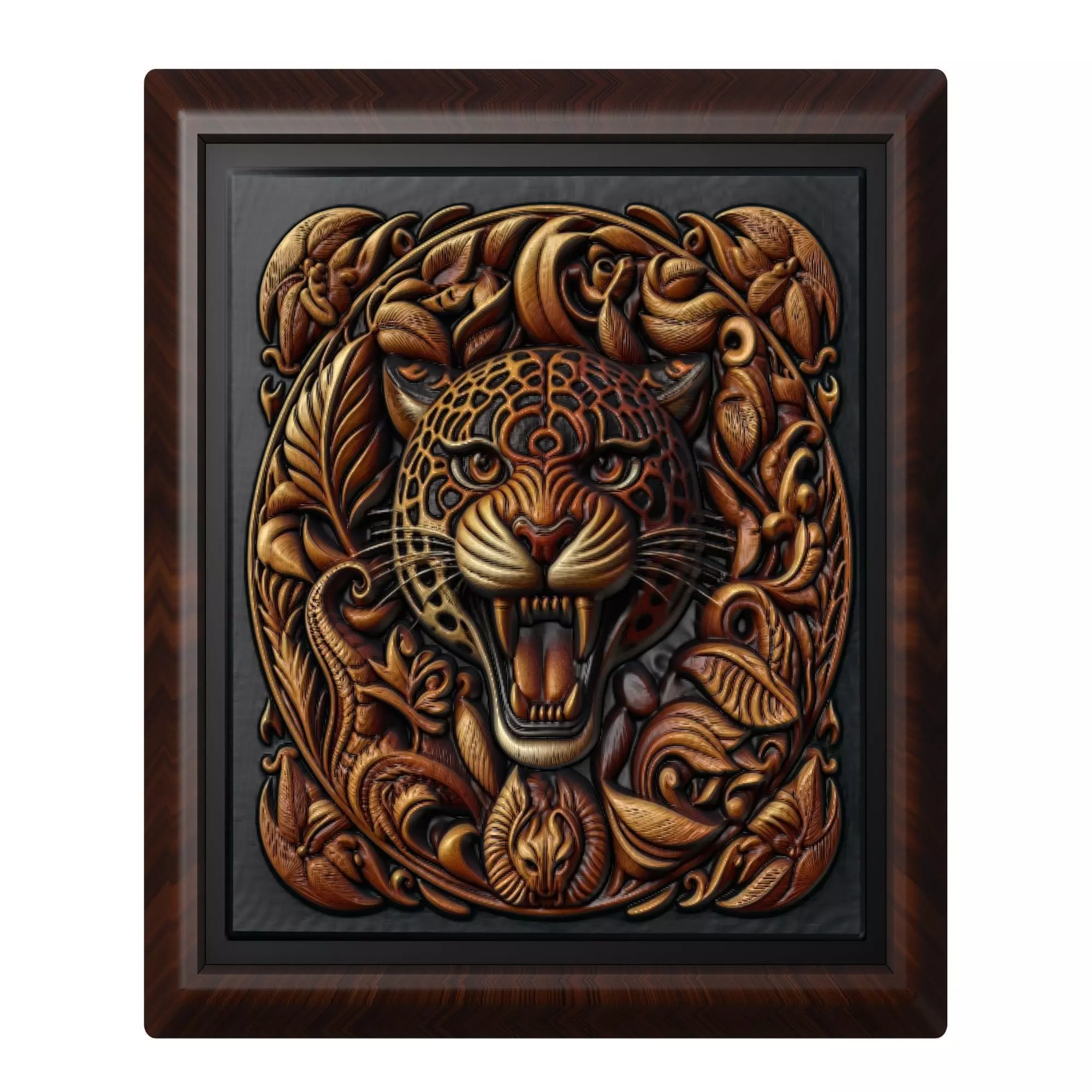 Jaguar Animal 3D print model_0