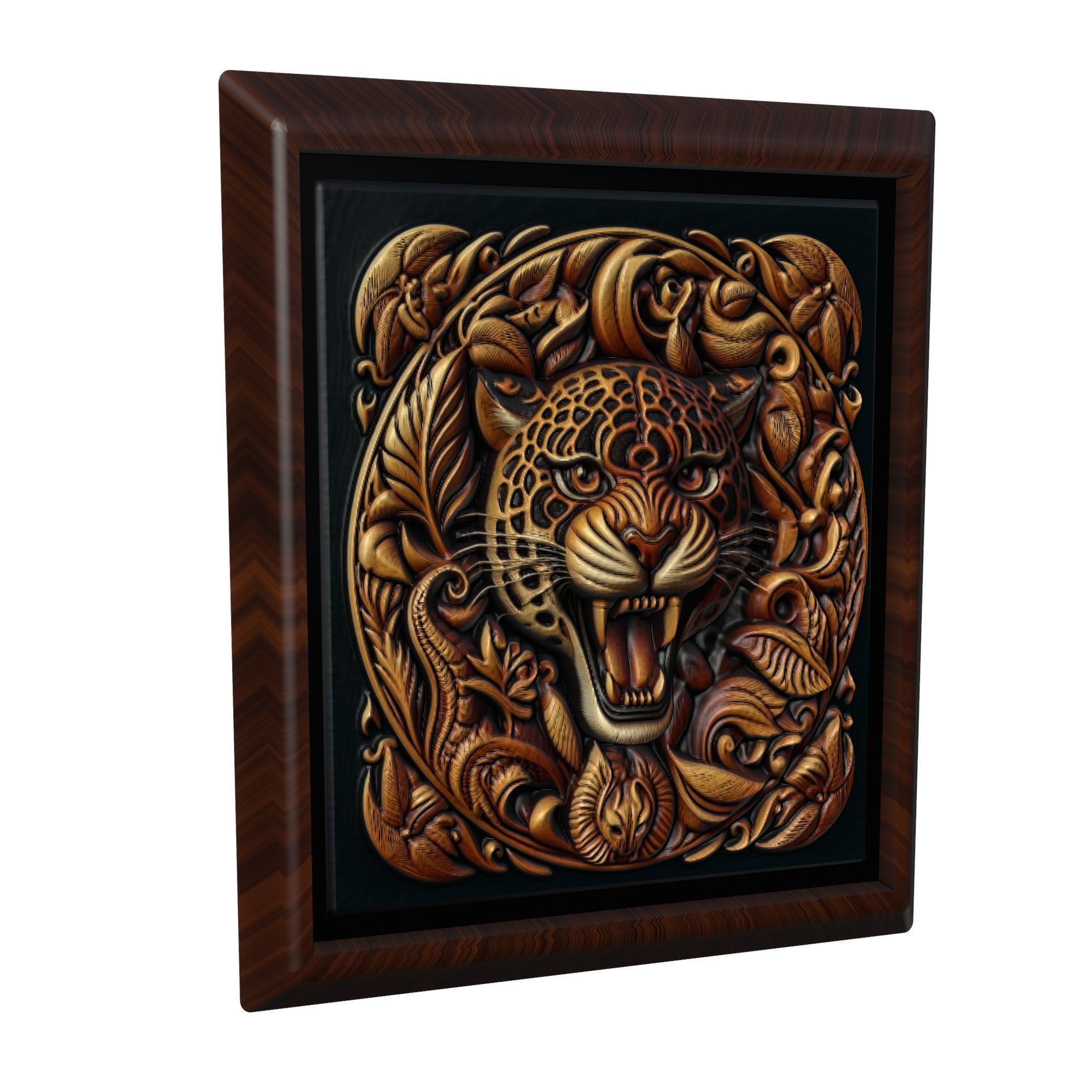 Jaguar Animal 3D print model_1