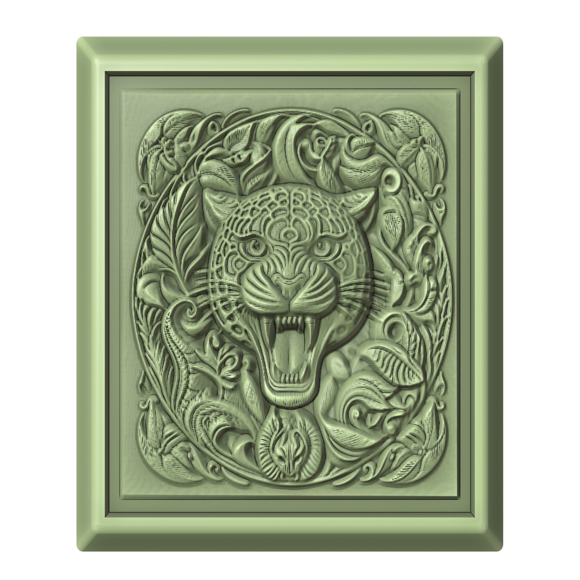 Jaguar Animal 3D print model_2