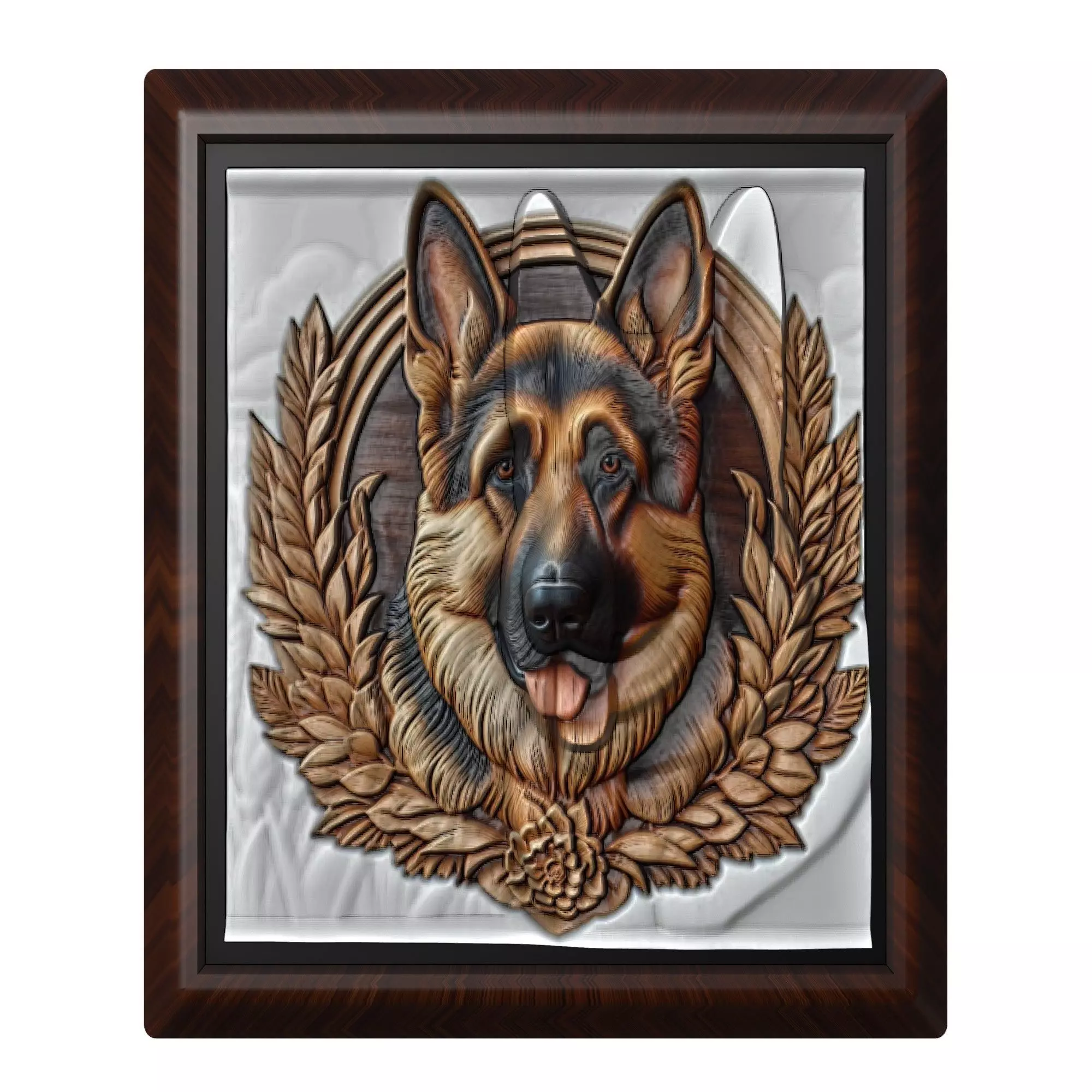 Dog German Shepherd Animal 3D print model_0