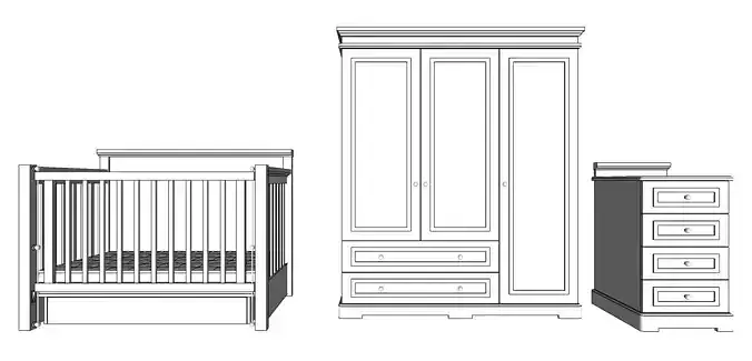 Shah baby room set 3D print model