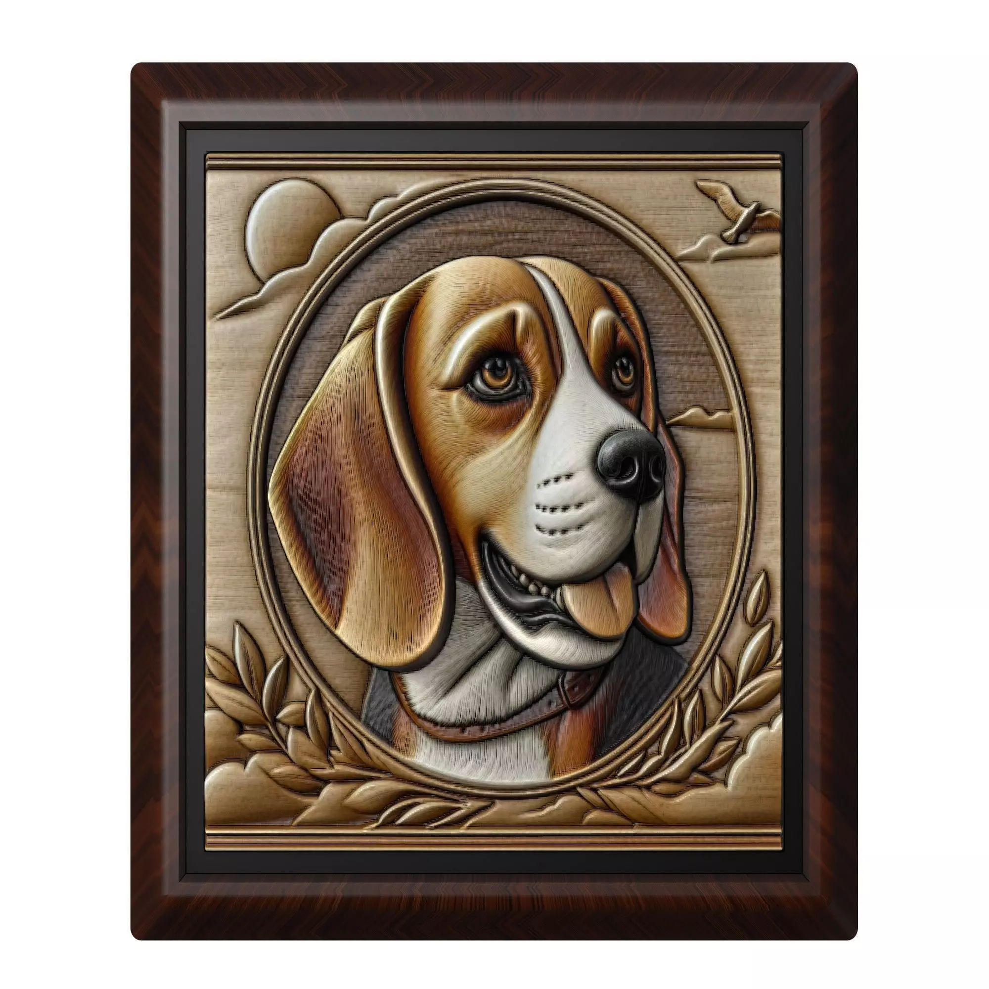 Dog Beagle Animal 3D print model_0