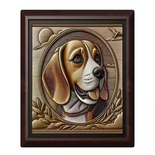 Dog Beagle Animal 3D print model