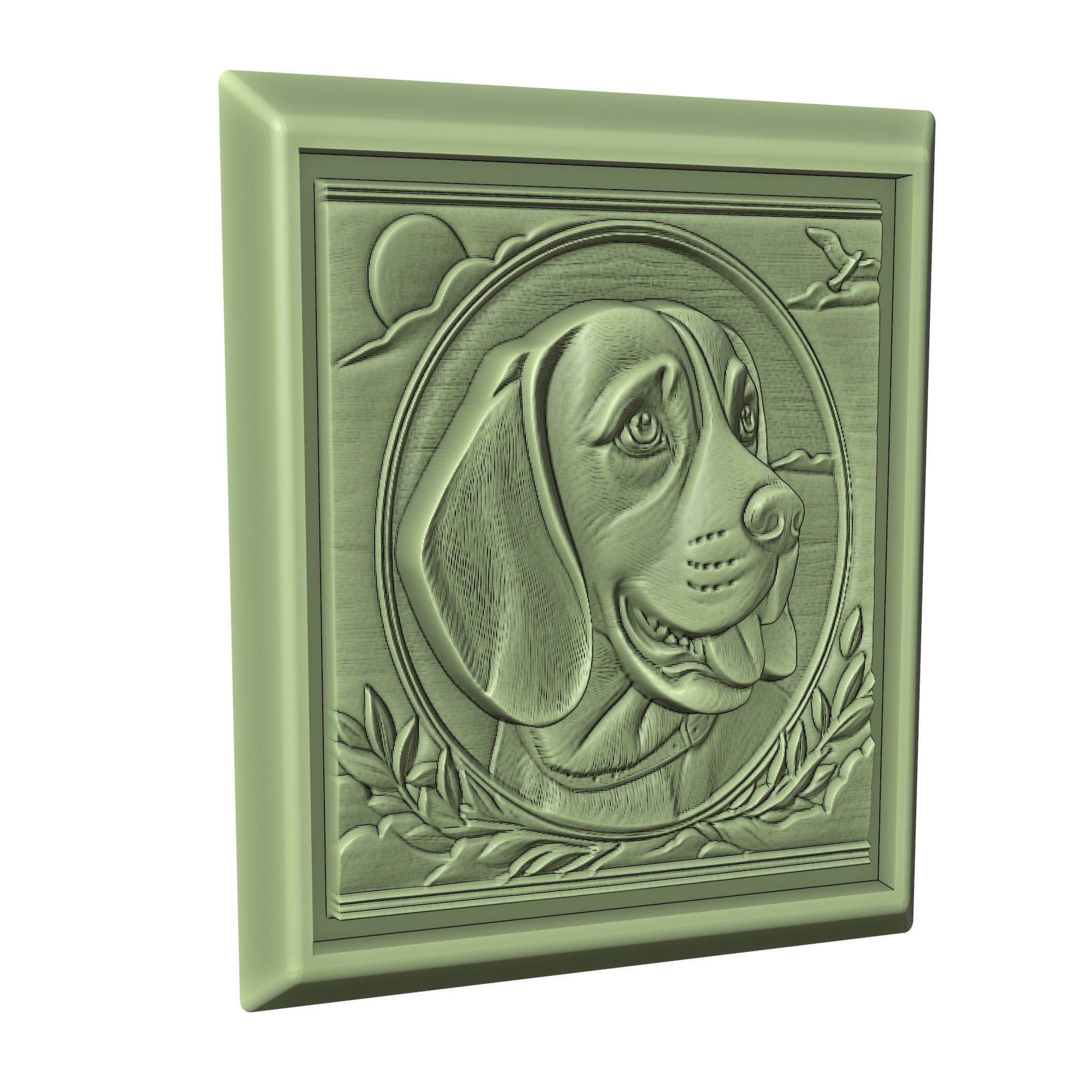 Dog Beagle Animal 3D print model_3