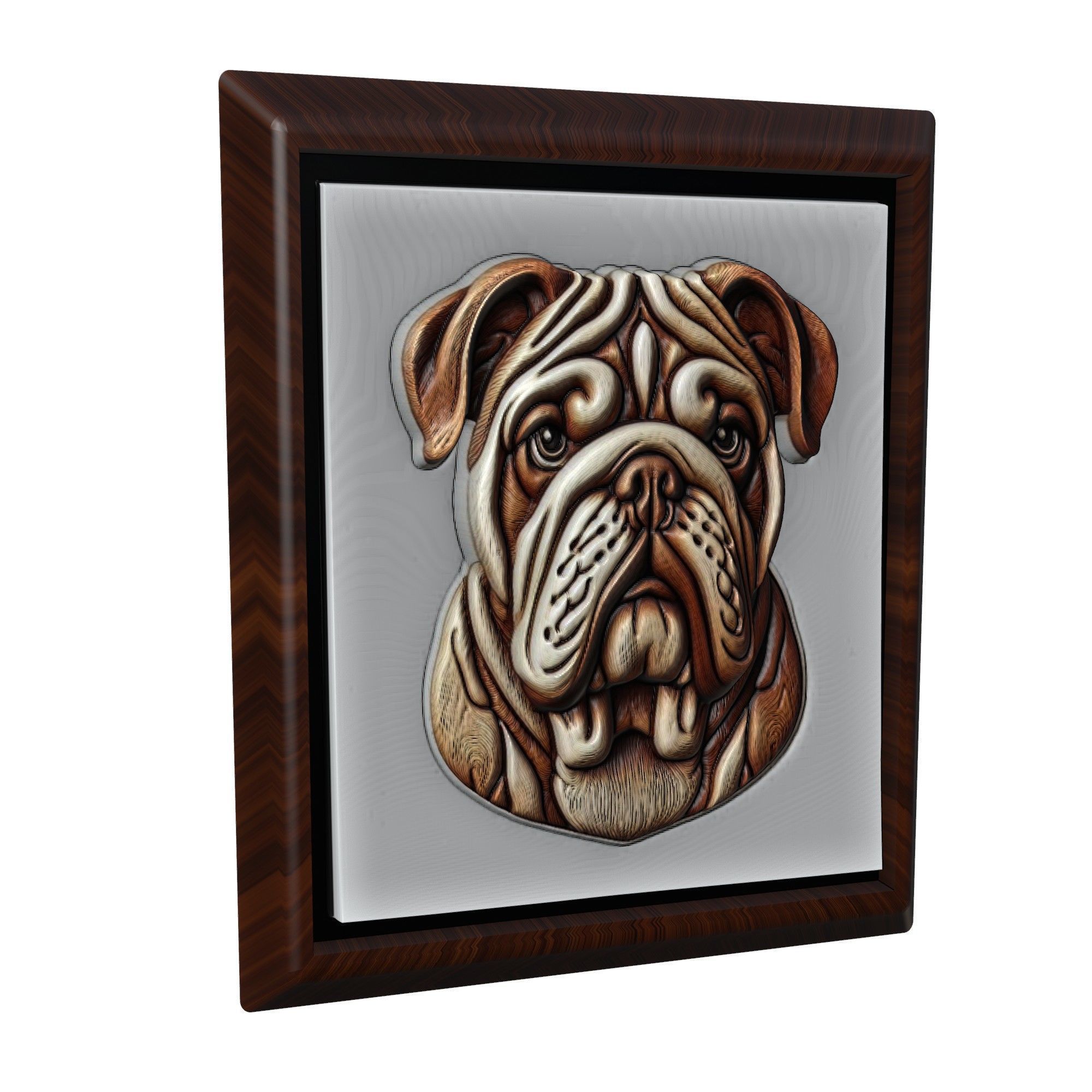 Dog Bulldog Animal 3D print model_1