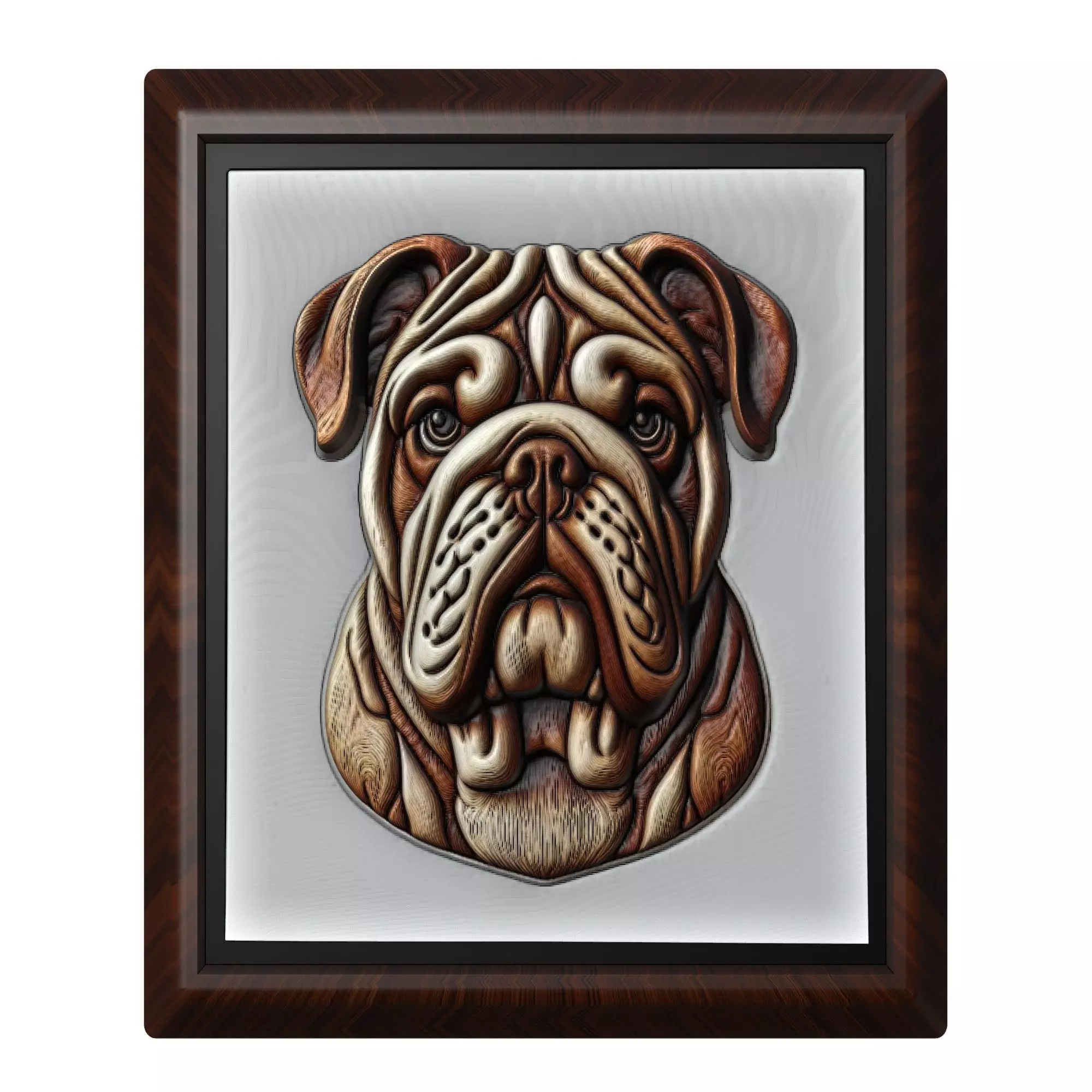 Dog Bulldog Animal 3D print model_0