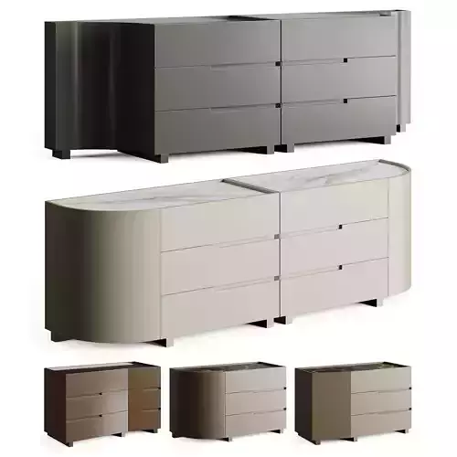 Meridiani WALLIS Sideboard 3D model