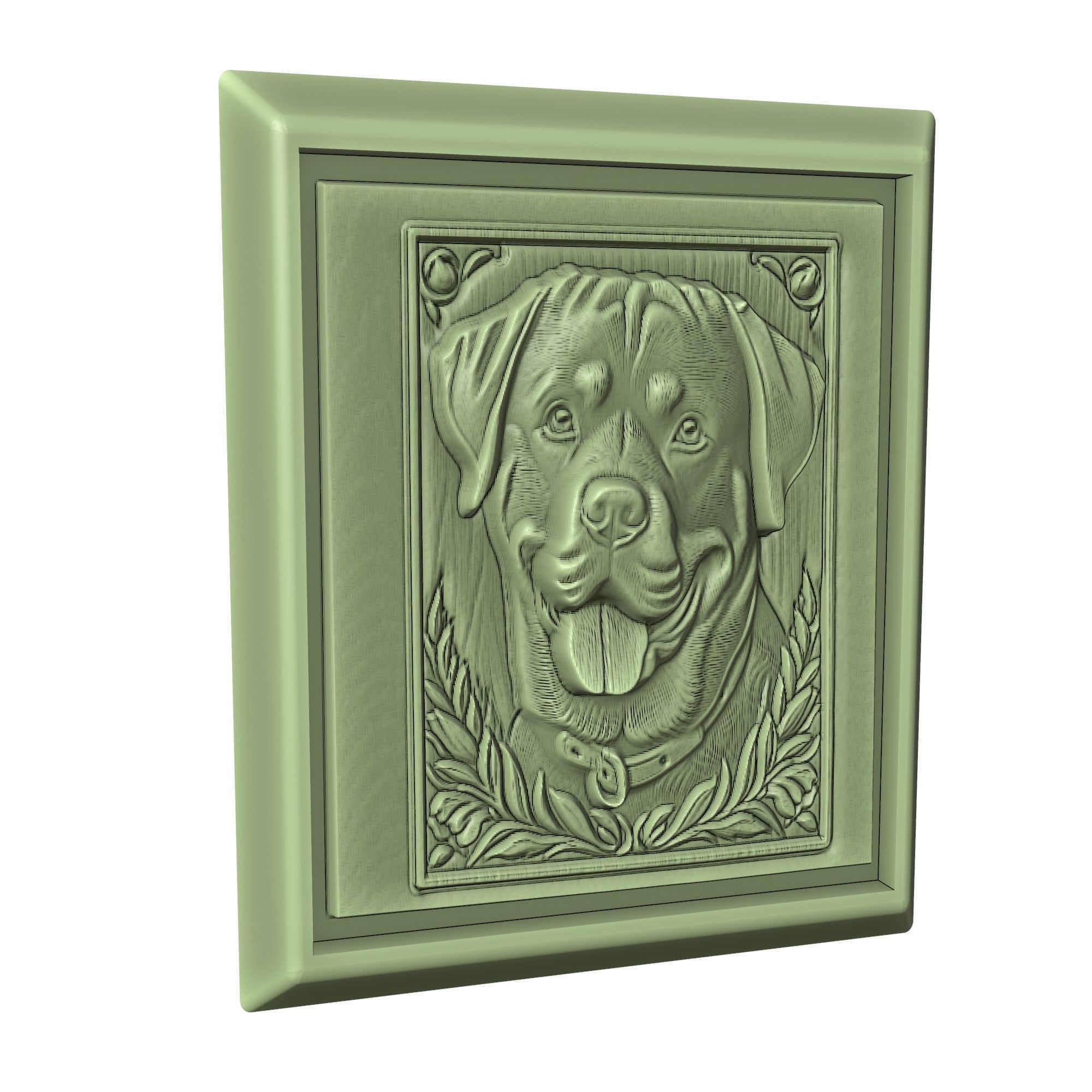 Dog Rottweiler Animal 3D print model_3