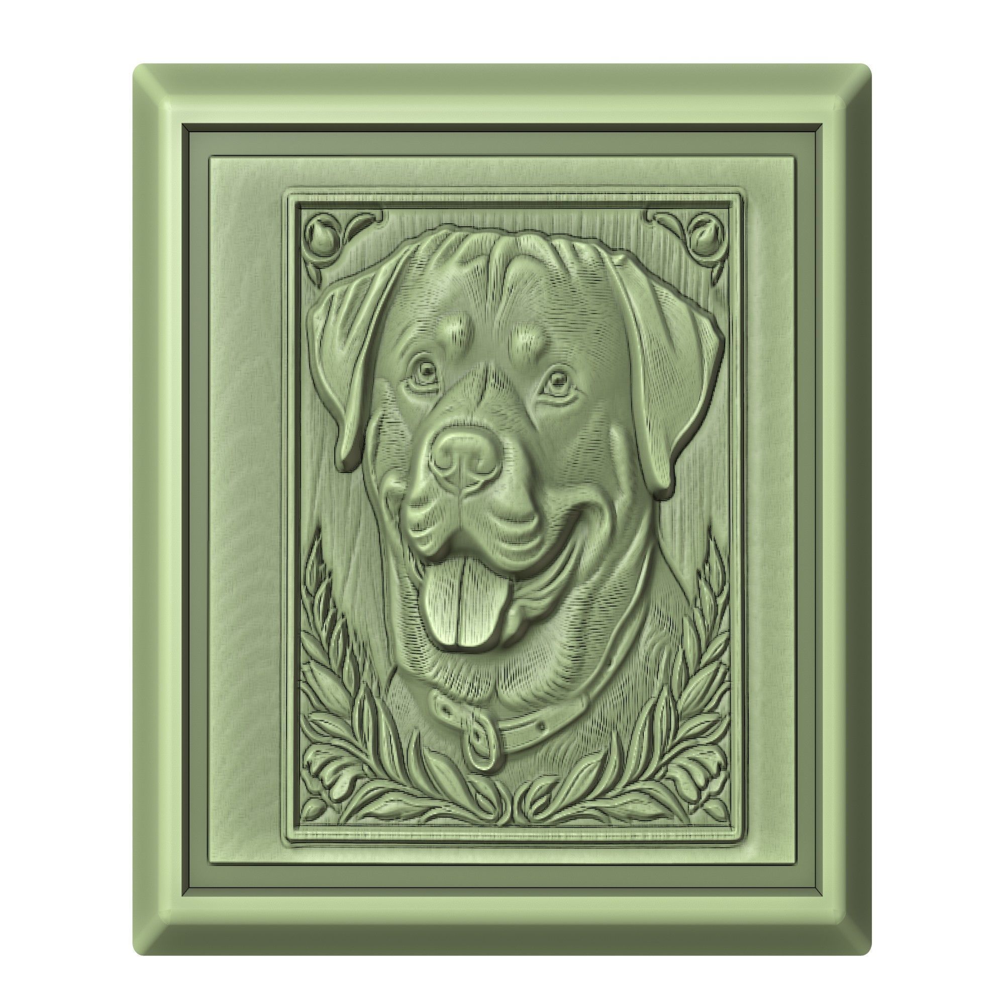 Dog Rottweiler Animal 3D print model_2