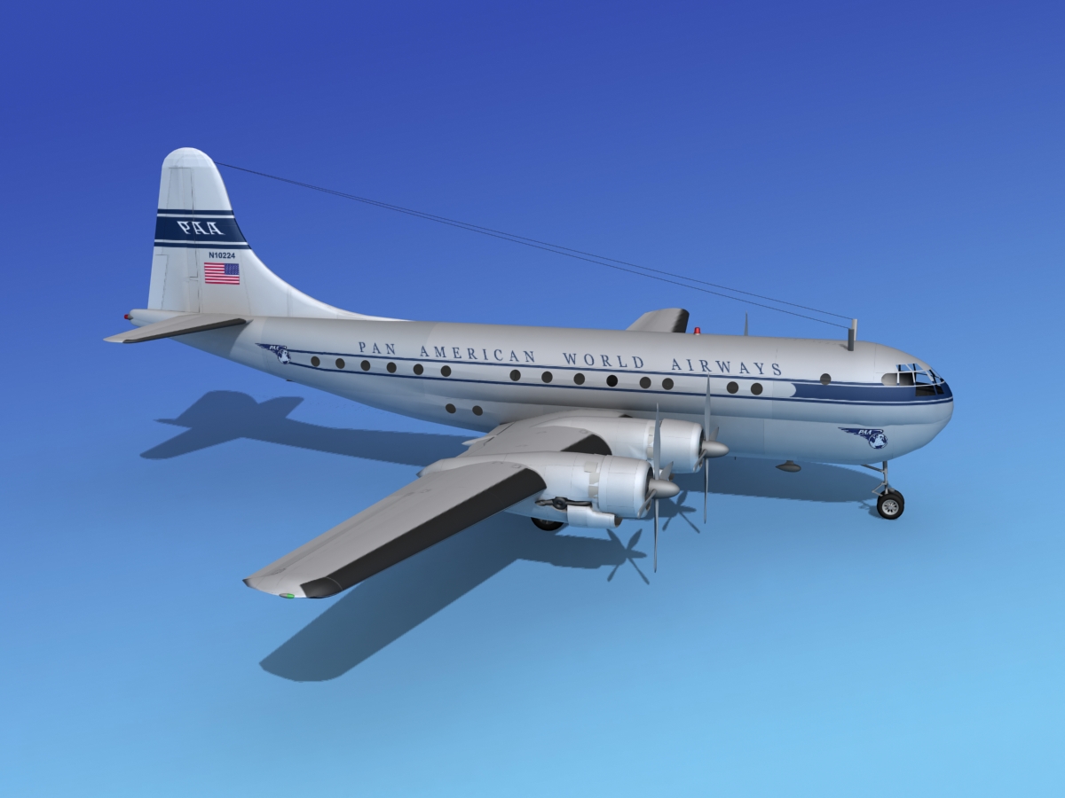 Boeing 377 Pan Am 1 3D model_3