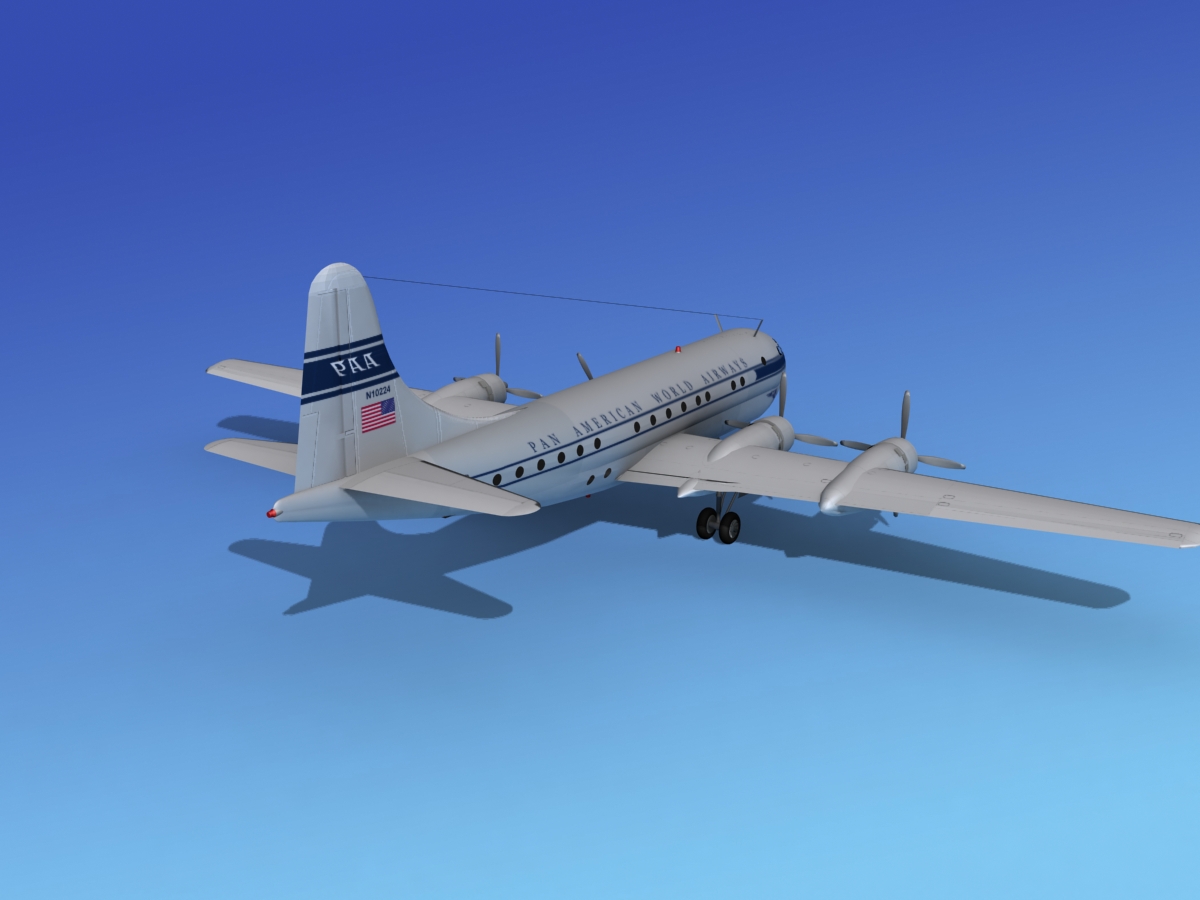 Boeing 377 Pan Am 1 3D model_5