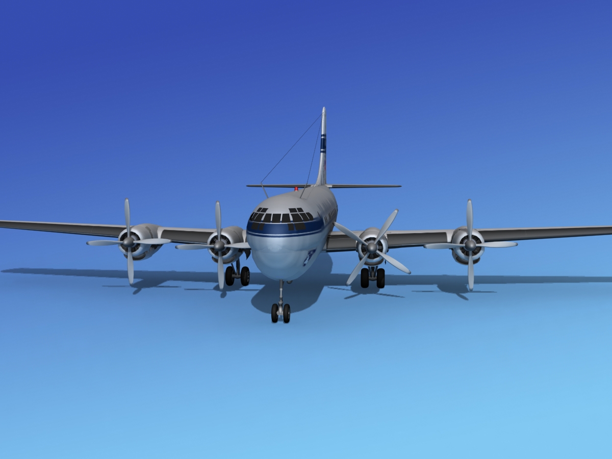 Boeing 377 Pan Am 1 3D model_2