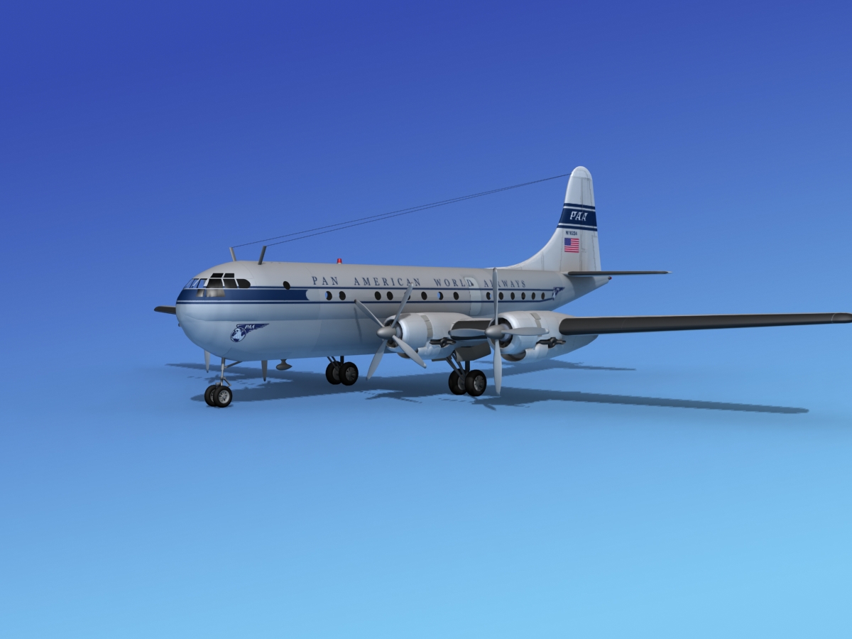 Boeing 377 Pan Am 1 3D model_10