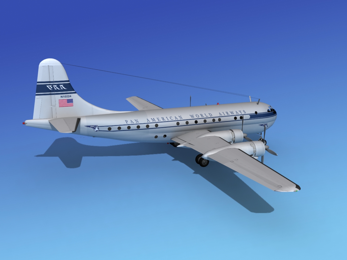 Boeing 377 Pan Am 1 3D model_4