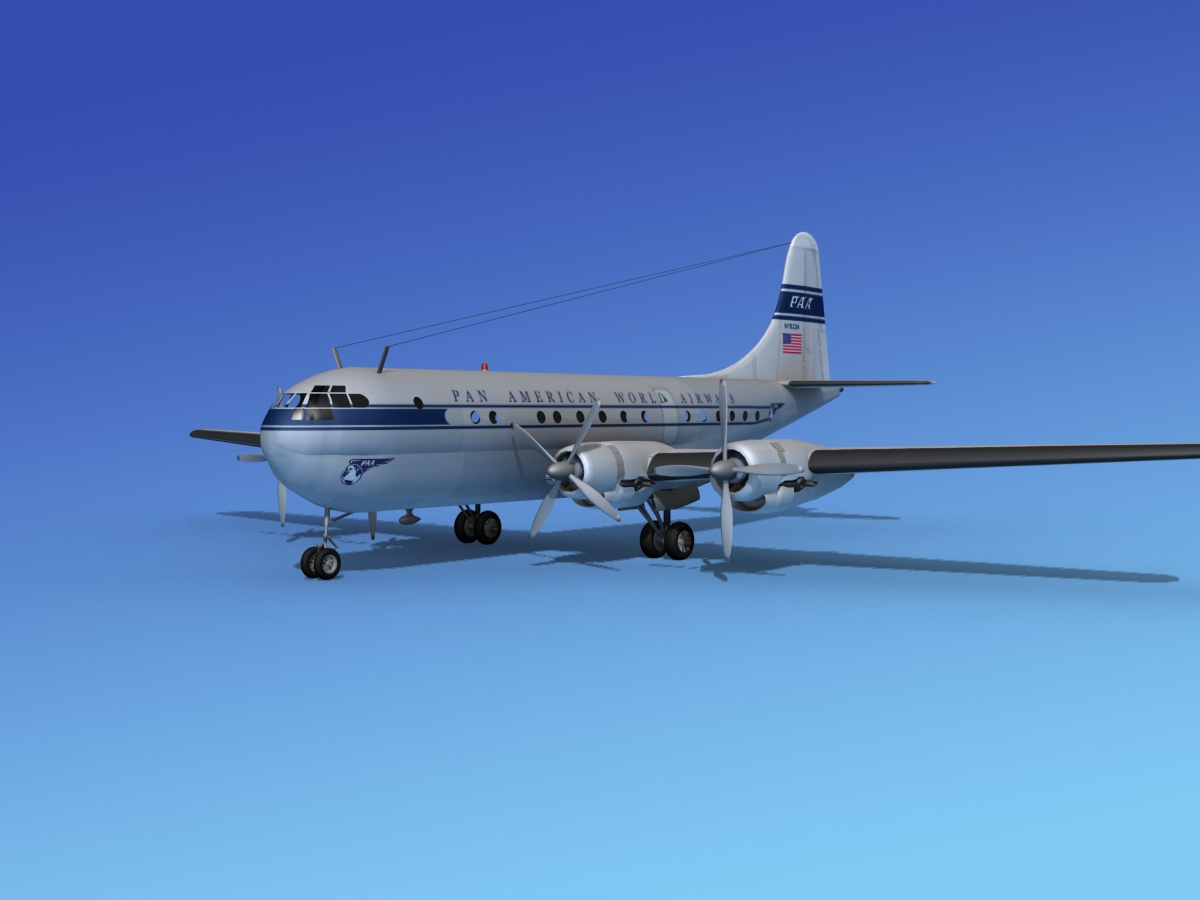 Boeing 377 Pan Am 1 3D model_1