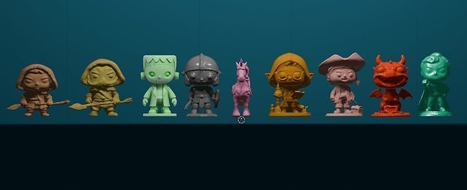 Funko Poop 3D print model