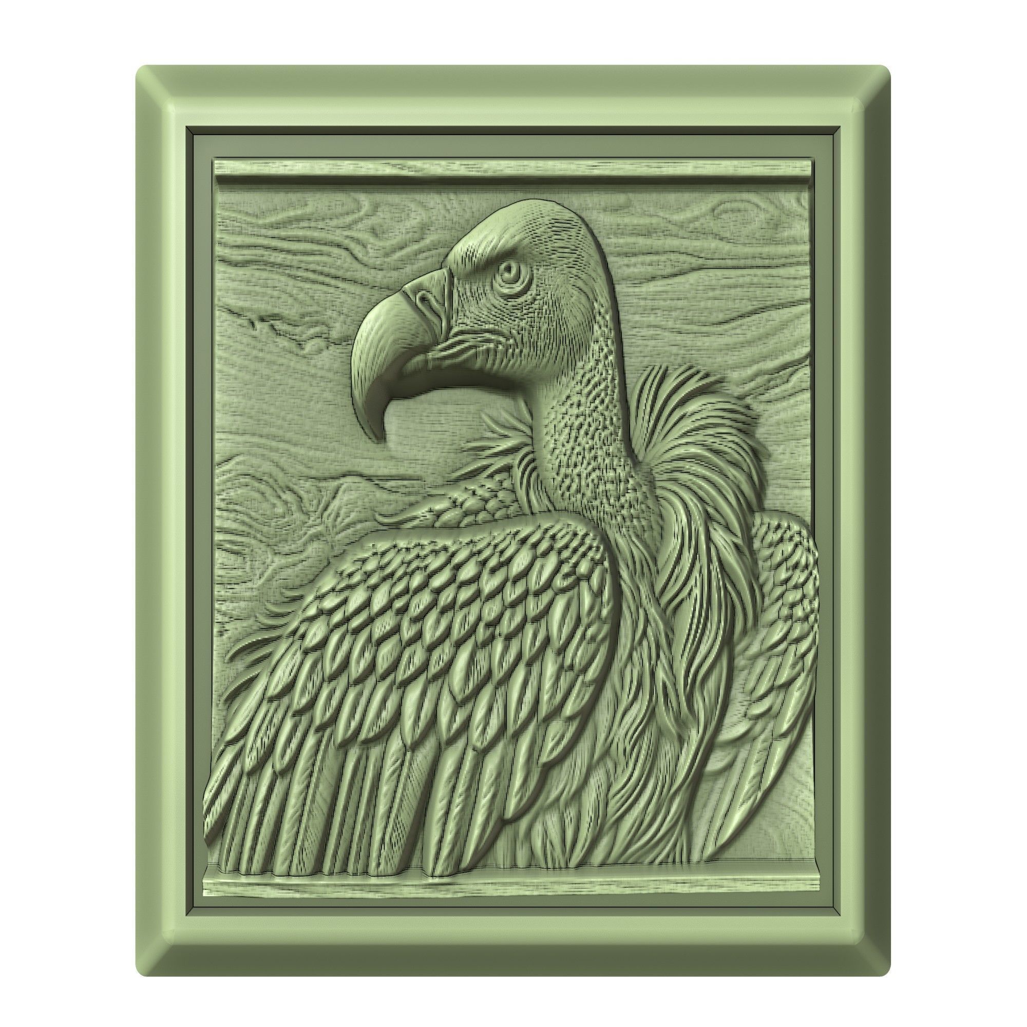 Vulture Animal 3D print model_2