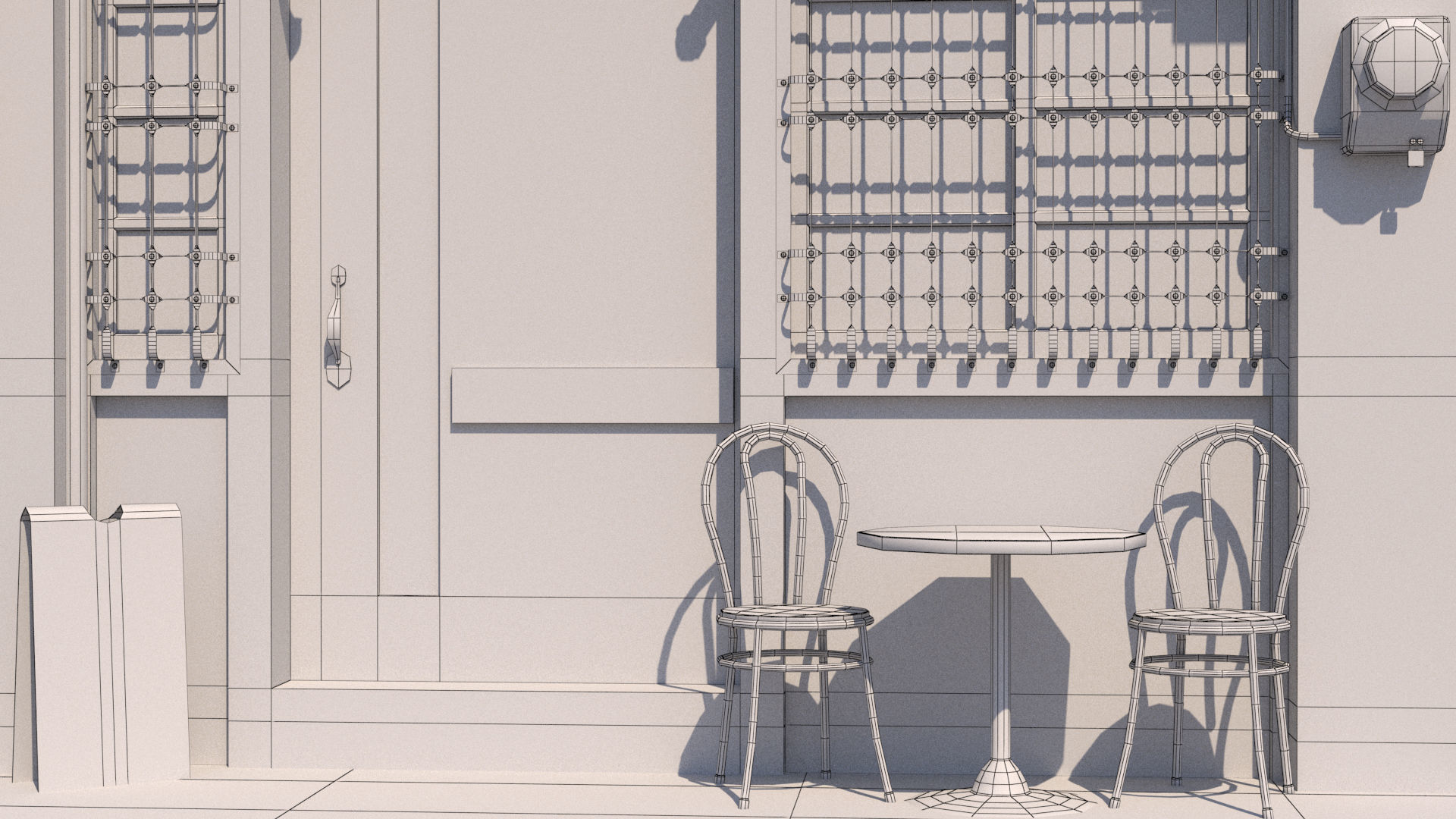 Shennong Street Building 101 Low-poly 3D model_17