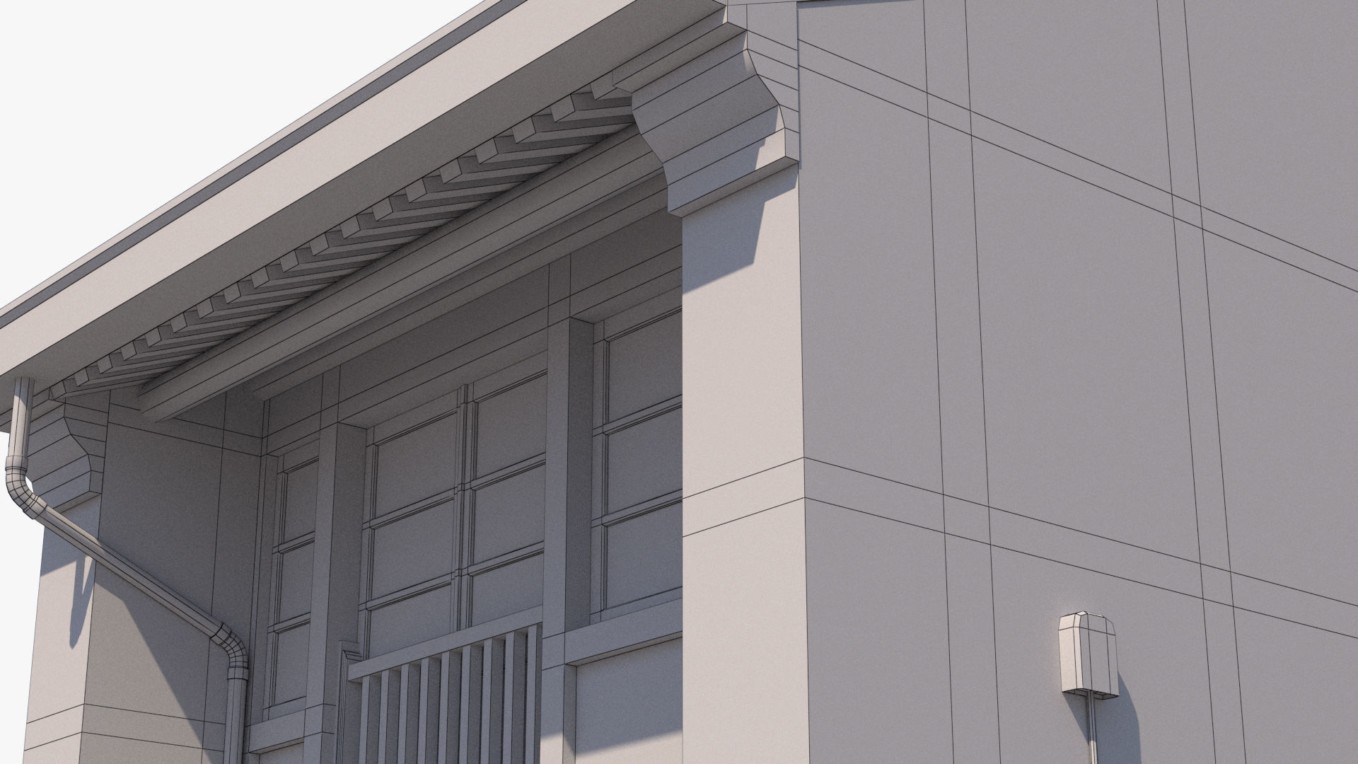 Shennong Street Building 101 Low-poly 3D model_19