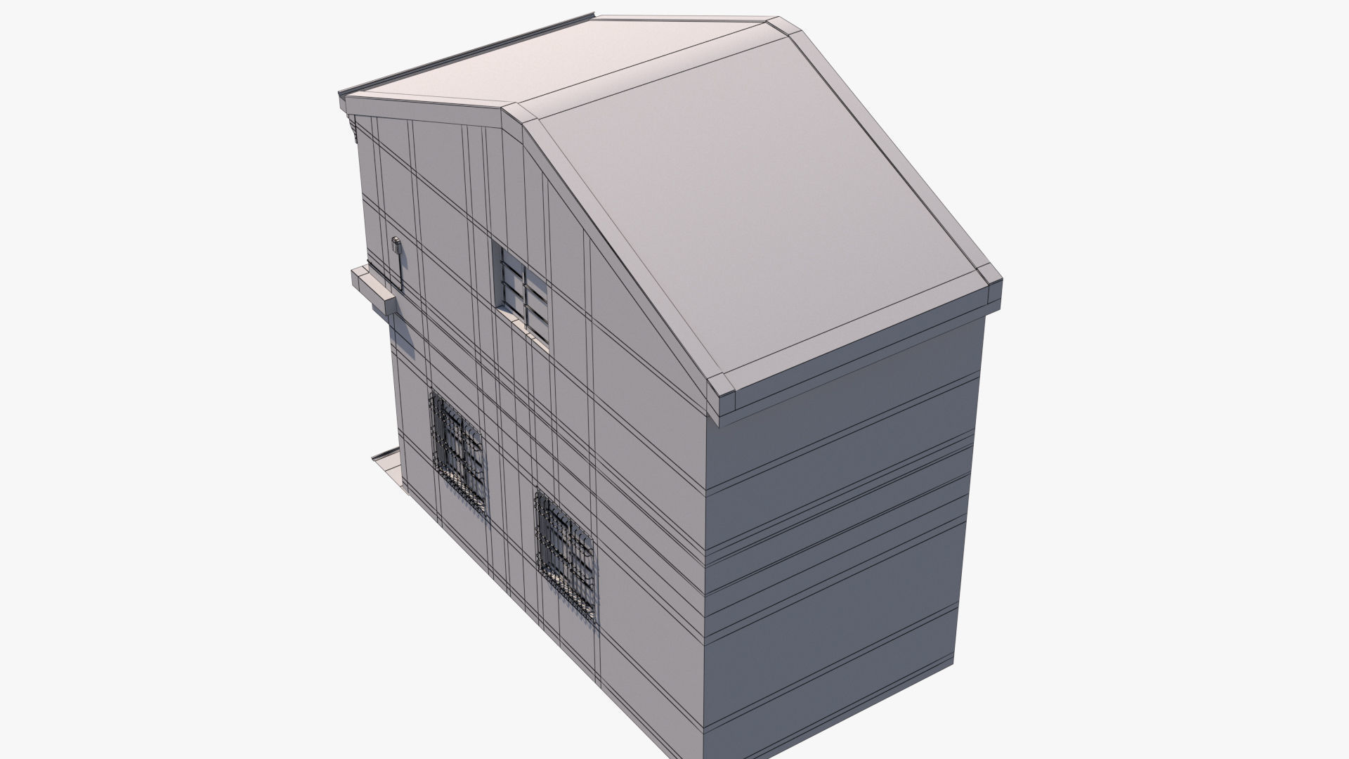 Shennong Street Building 101 Low-poly 3D model_15