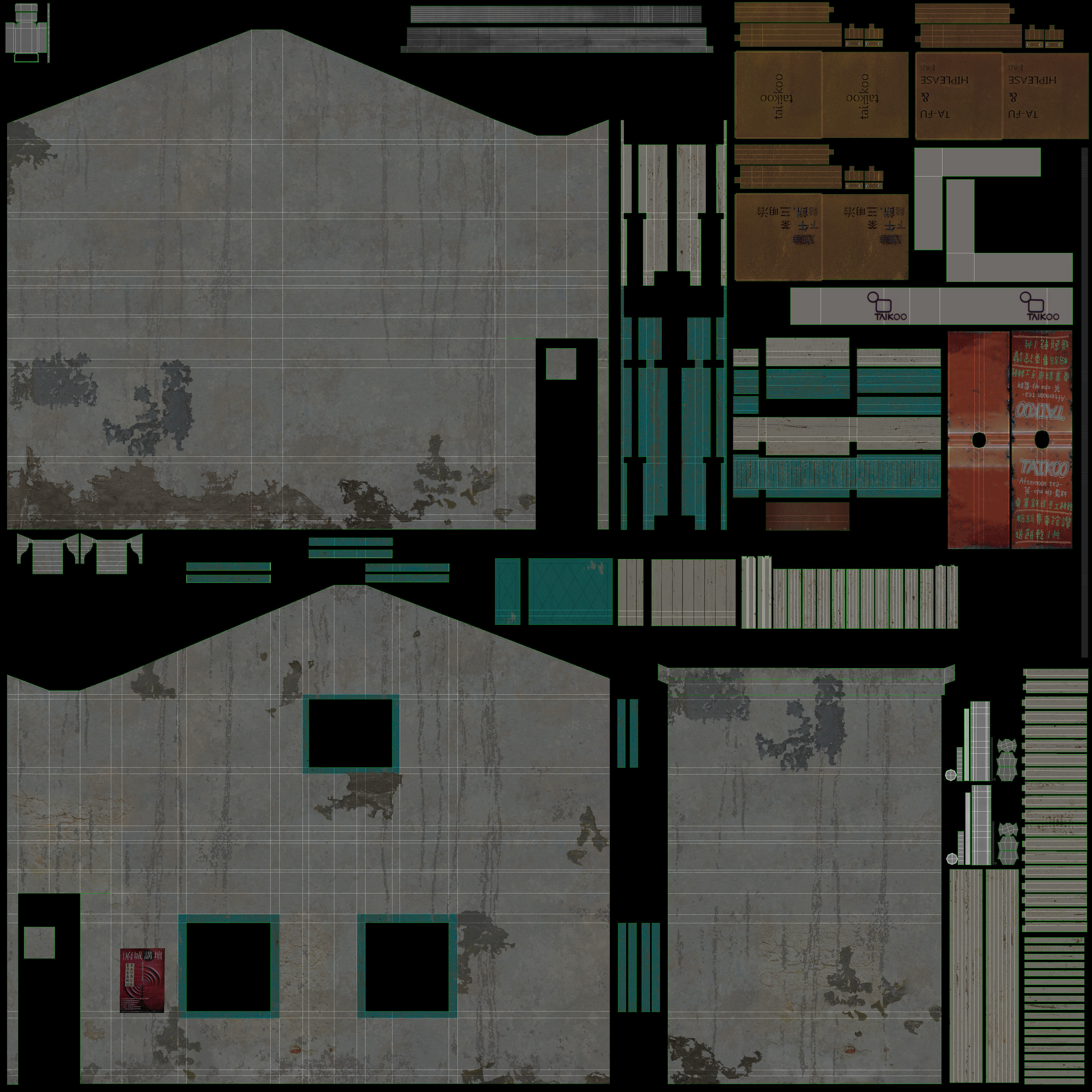 Shennong Street Building 101 Low-poly 3D model_21