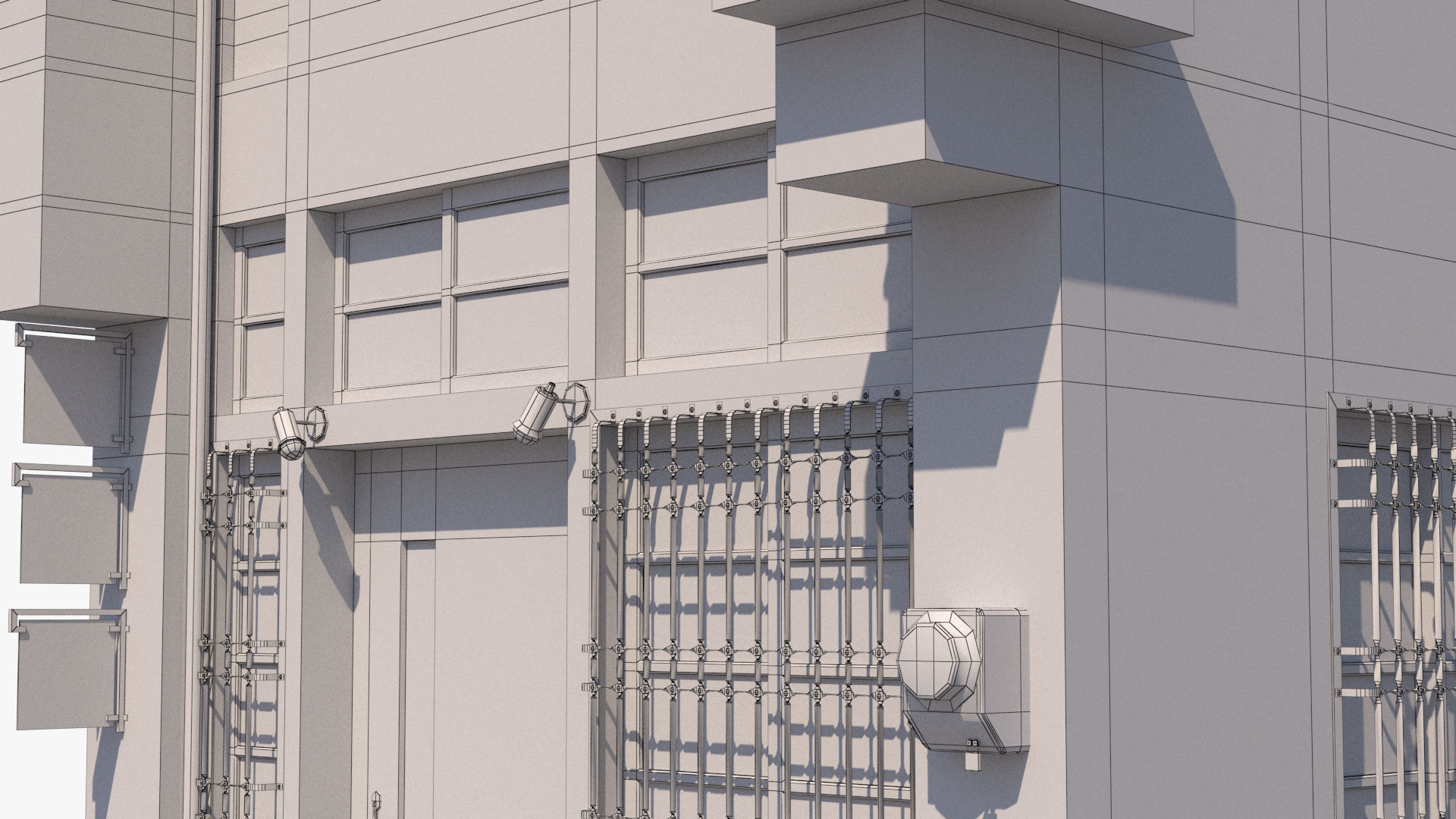 Shennong Street Building 101 Low-poly 3D model_18