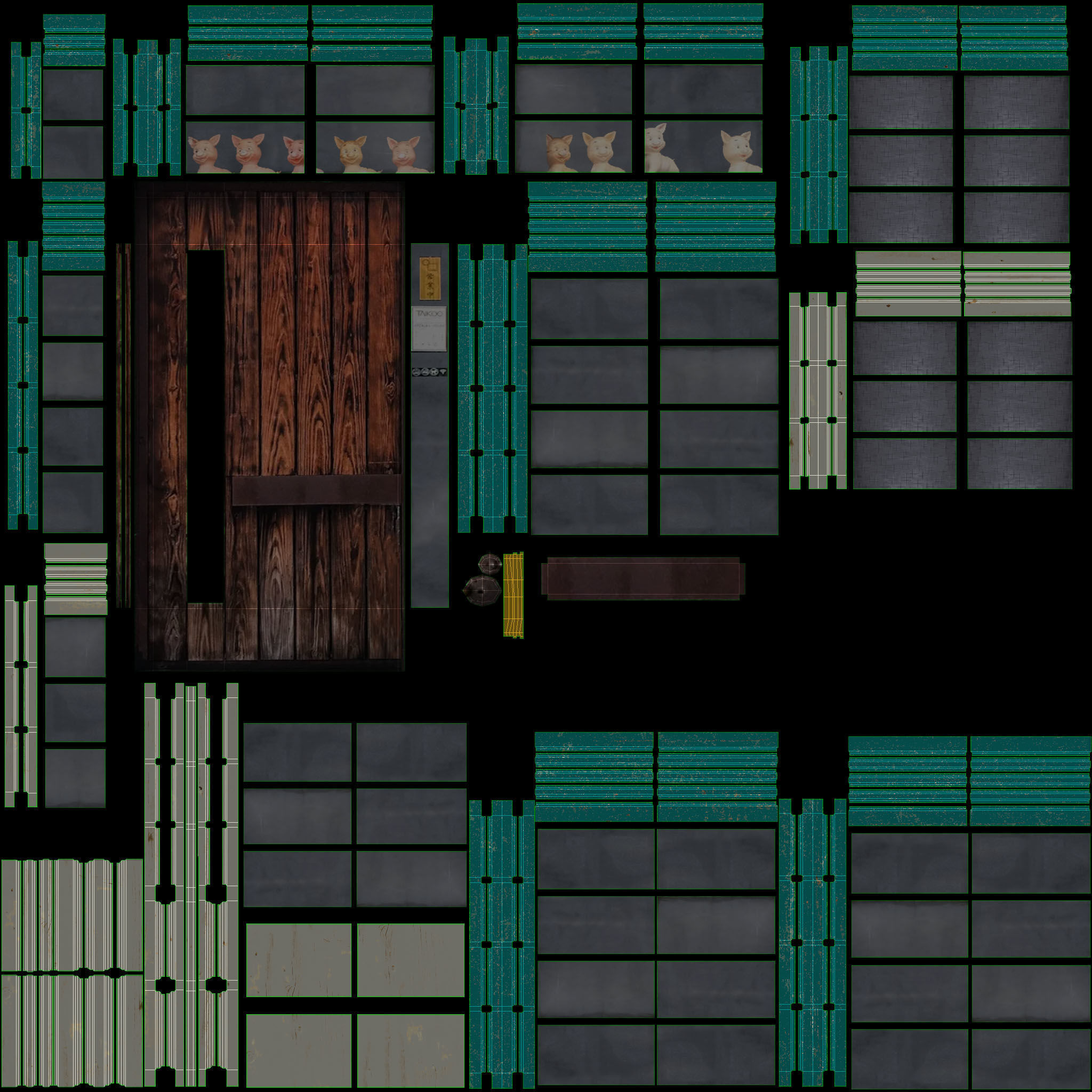 Shennong Street Building 101 Low-poly 3D model_22