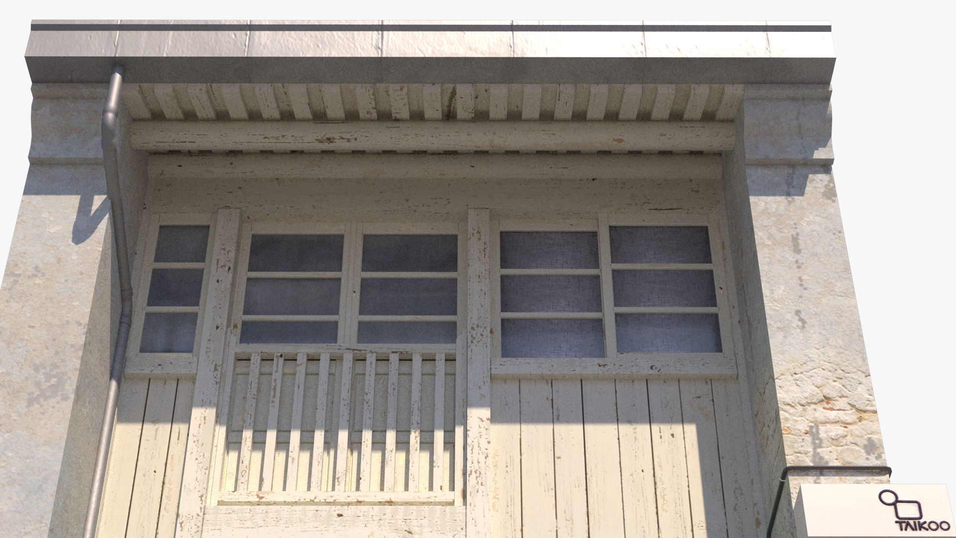 Shennong Street Building 101 Low-poly 3D model_6