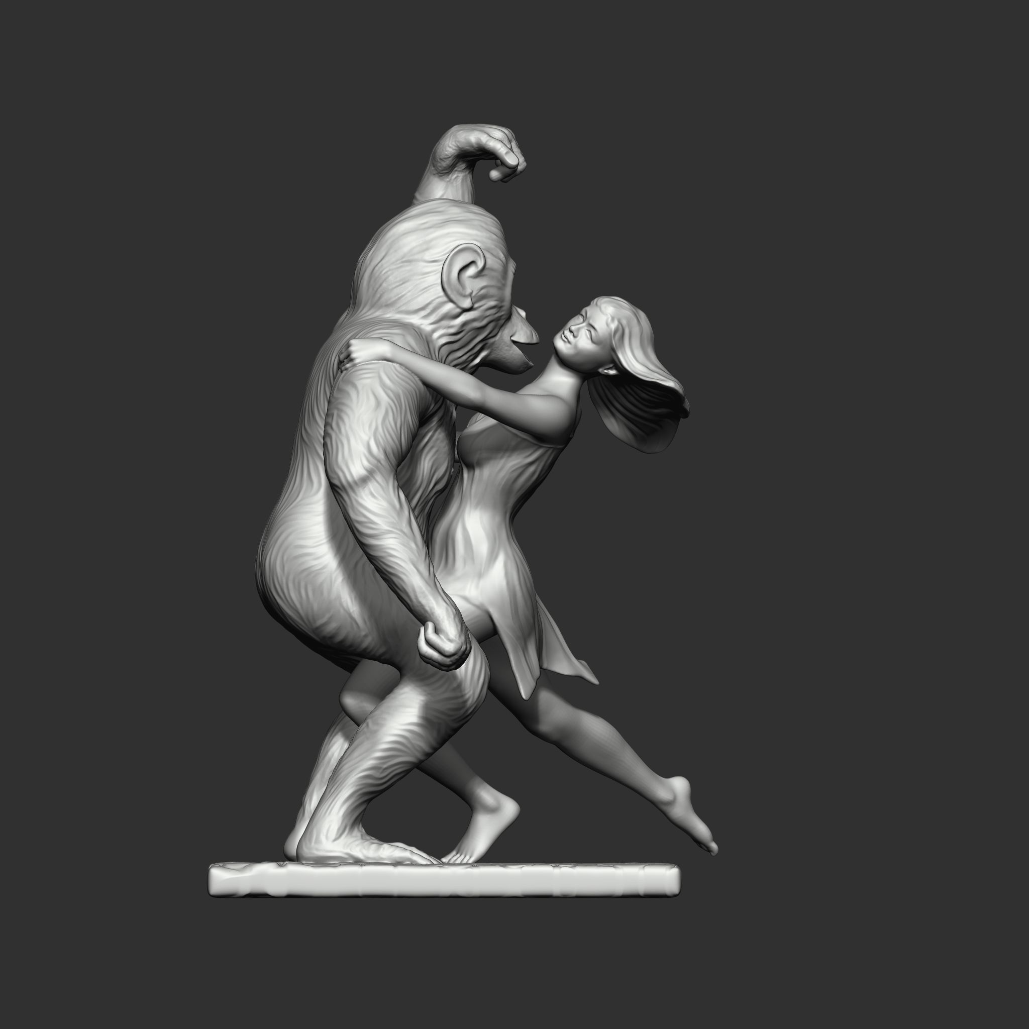 King Kong returns 3D print model_7