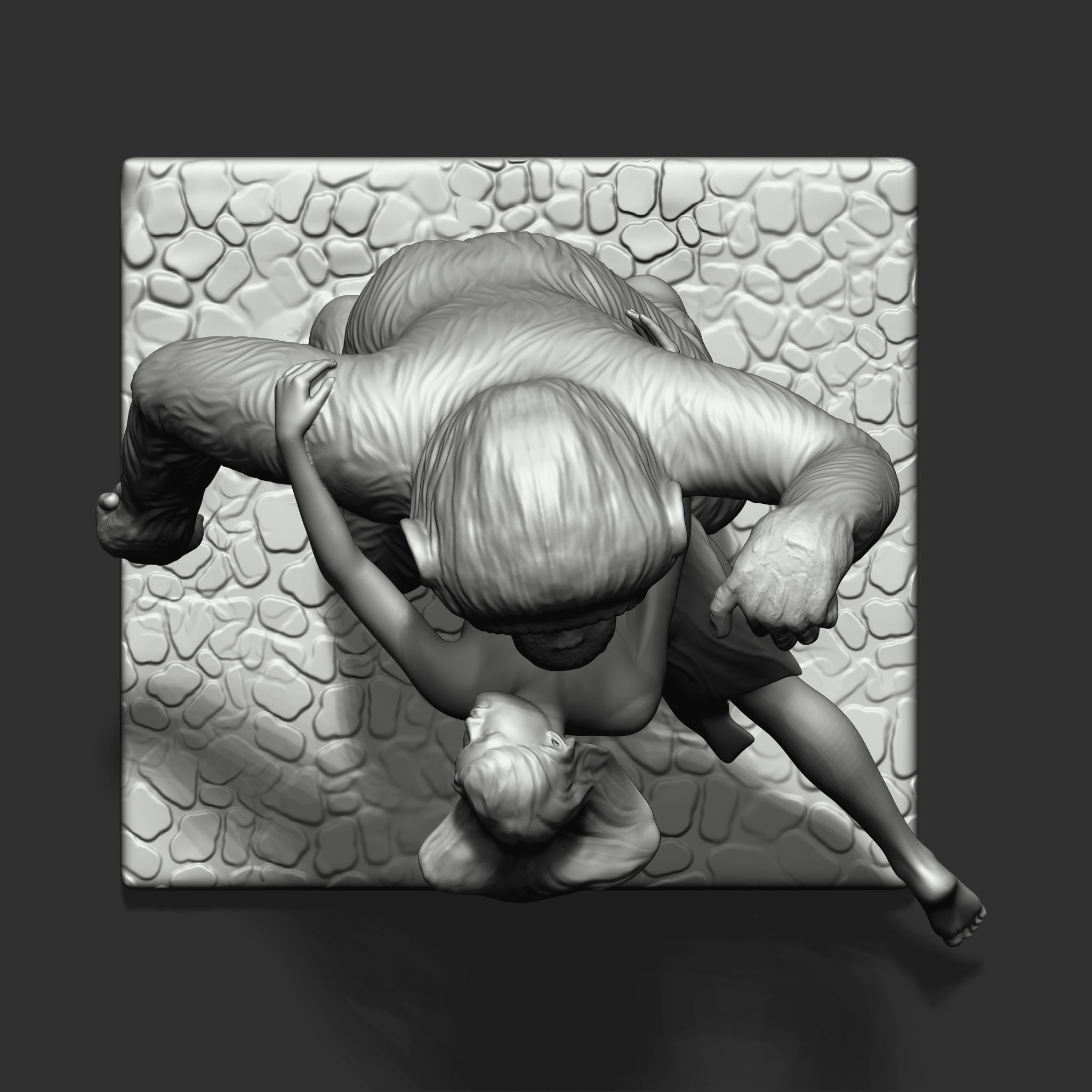 King Kong returns 3D print model_8