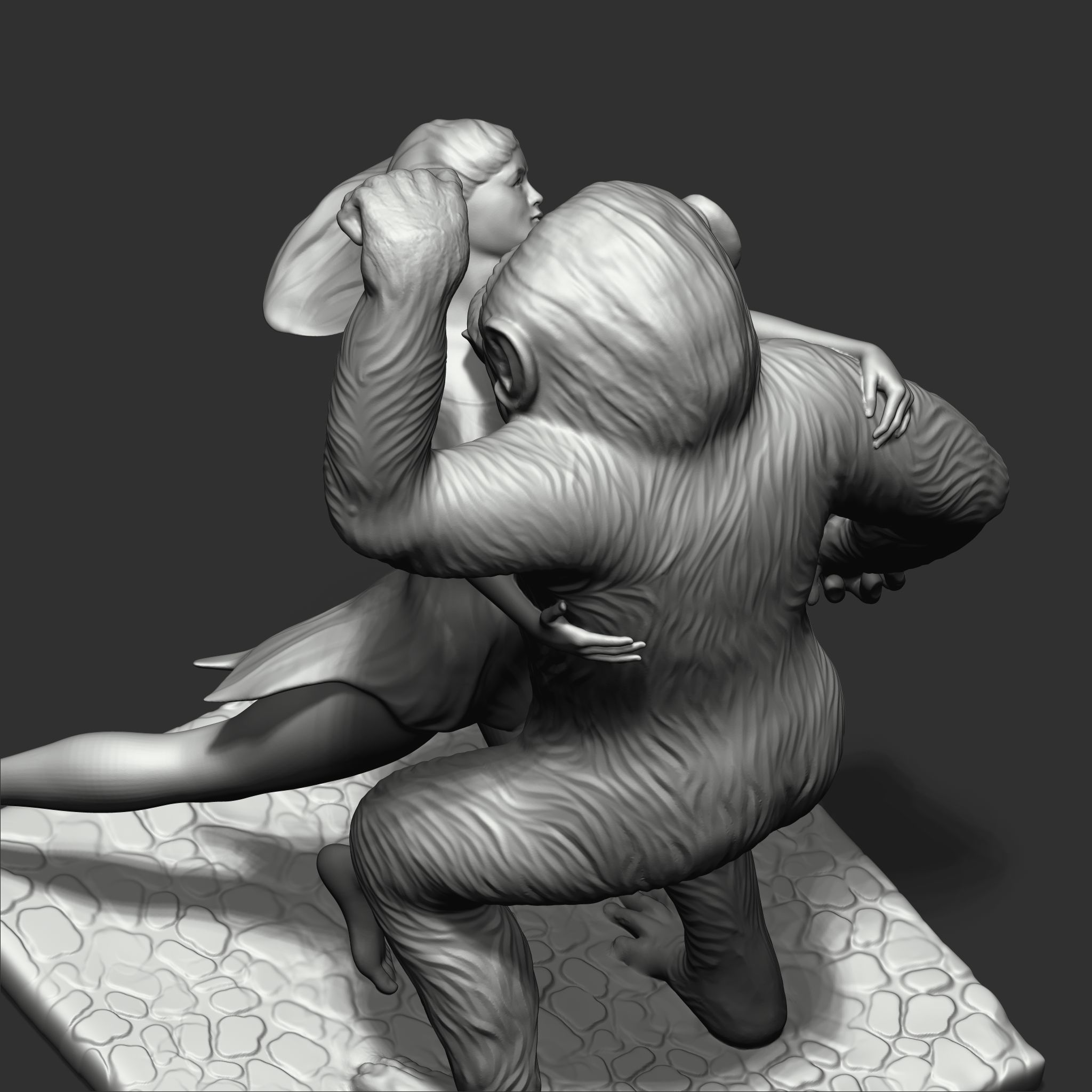 King Kong returns 3D print model_10